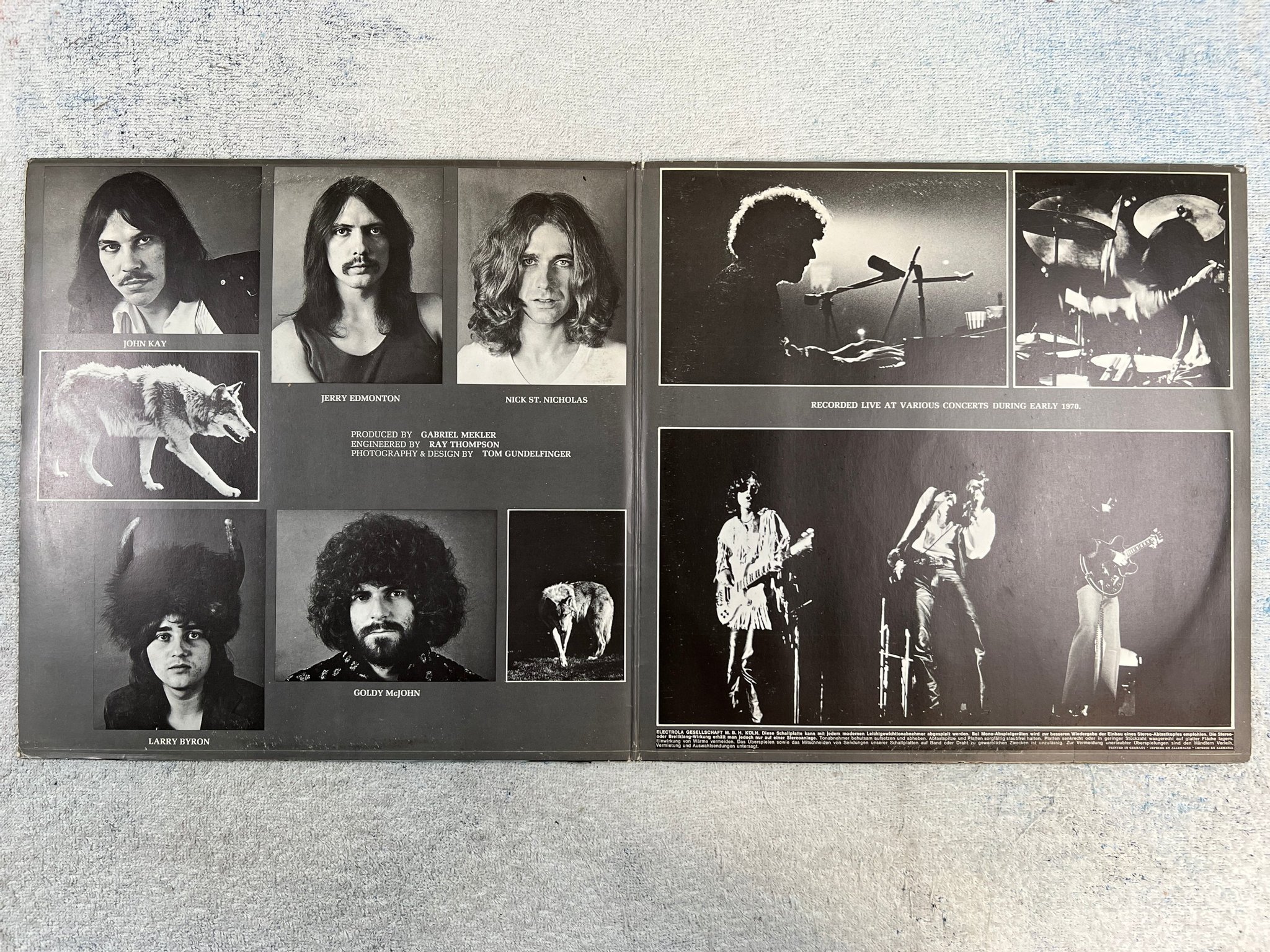 Omslagsbild för skivan STEPPENWOLF live 2xLP Ger STATESIDE SMST 2231