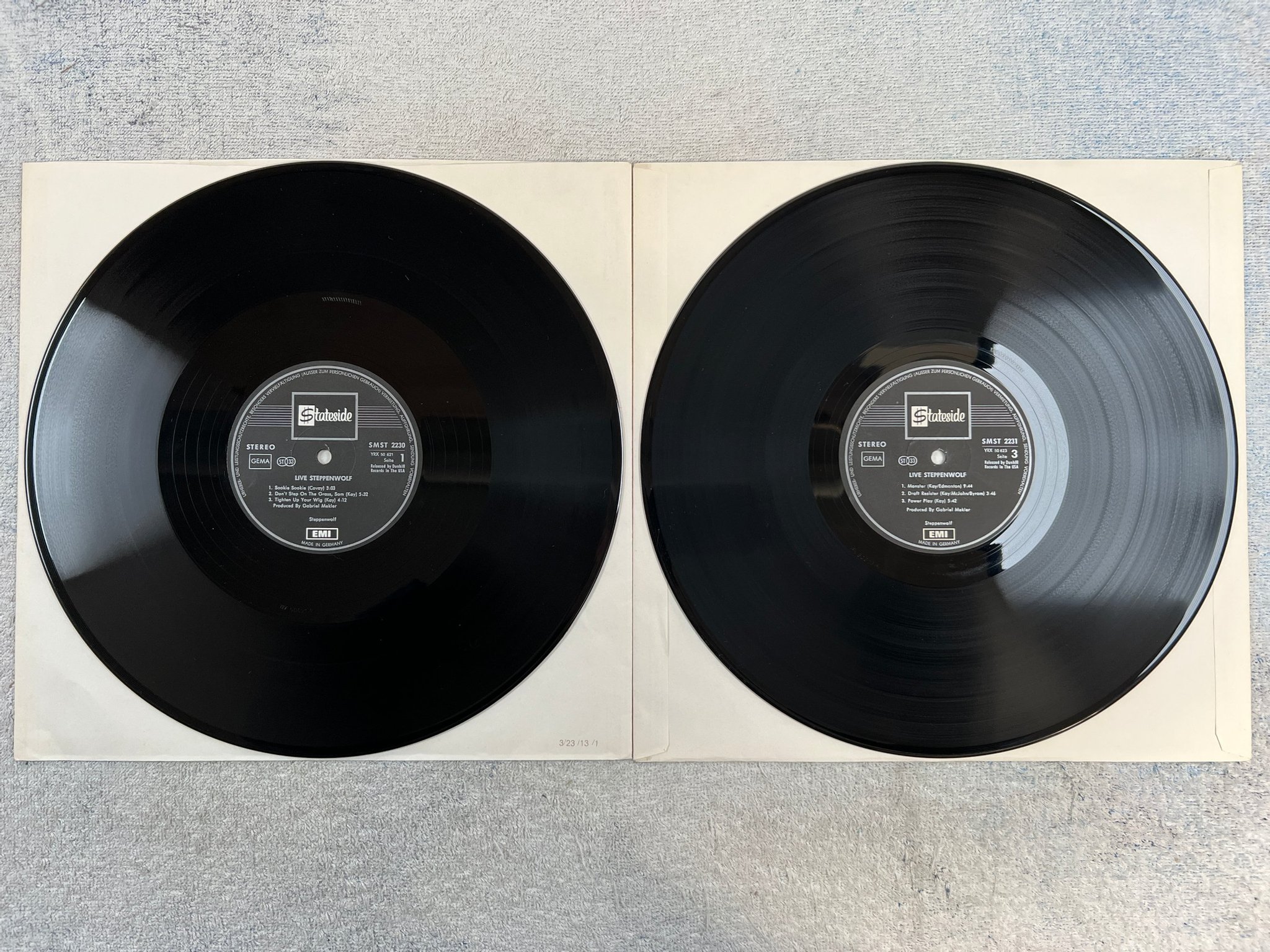 Omslagsbild för skivan STEPPENWOLF live 2xLP Ger STATESIDE SMST 2231