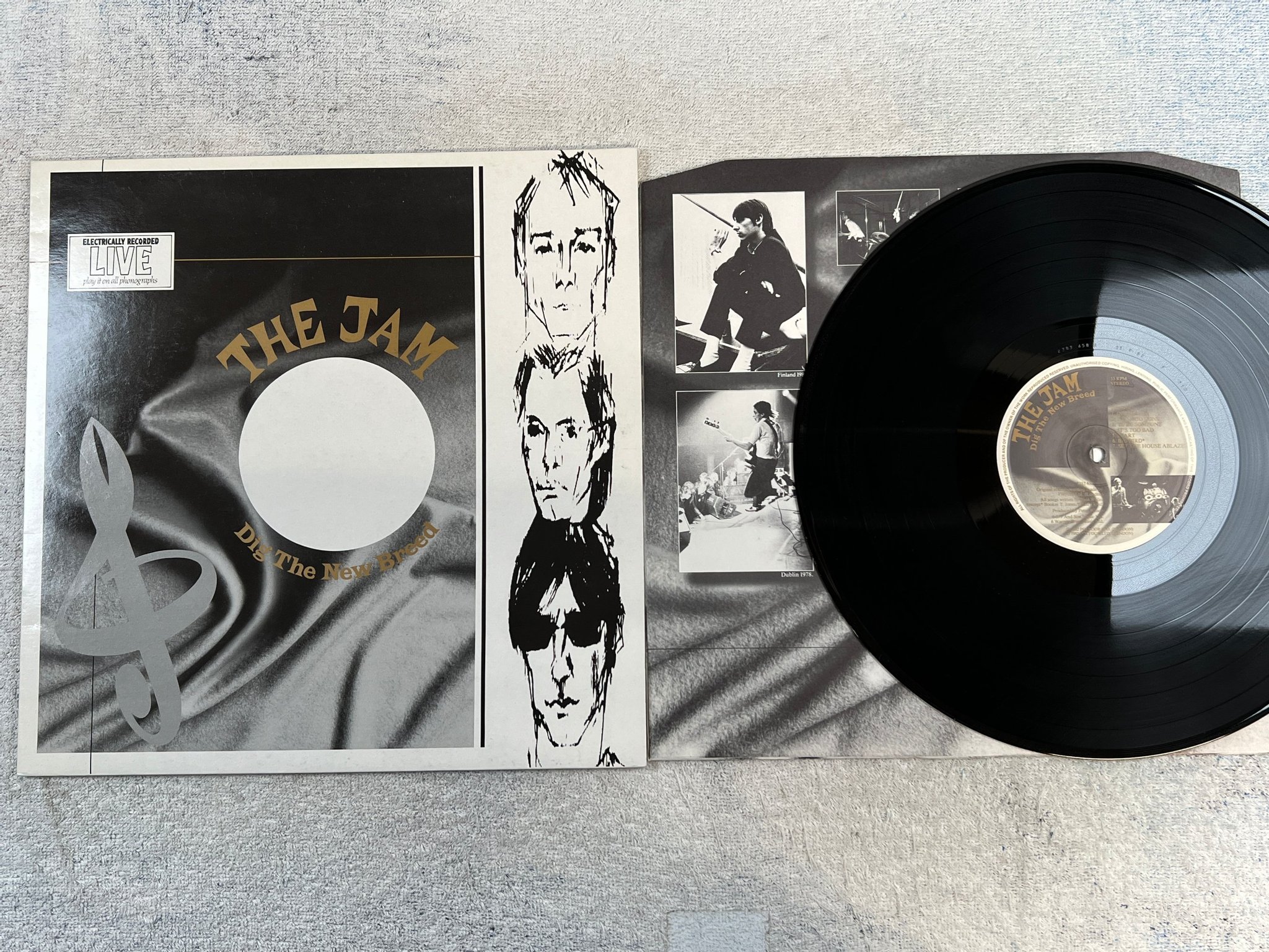 Omslagsbild för skivan THE JAM dig the new breed LP -82 POLYDOR 2383658