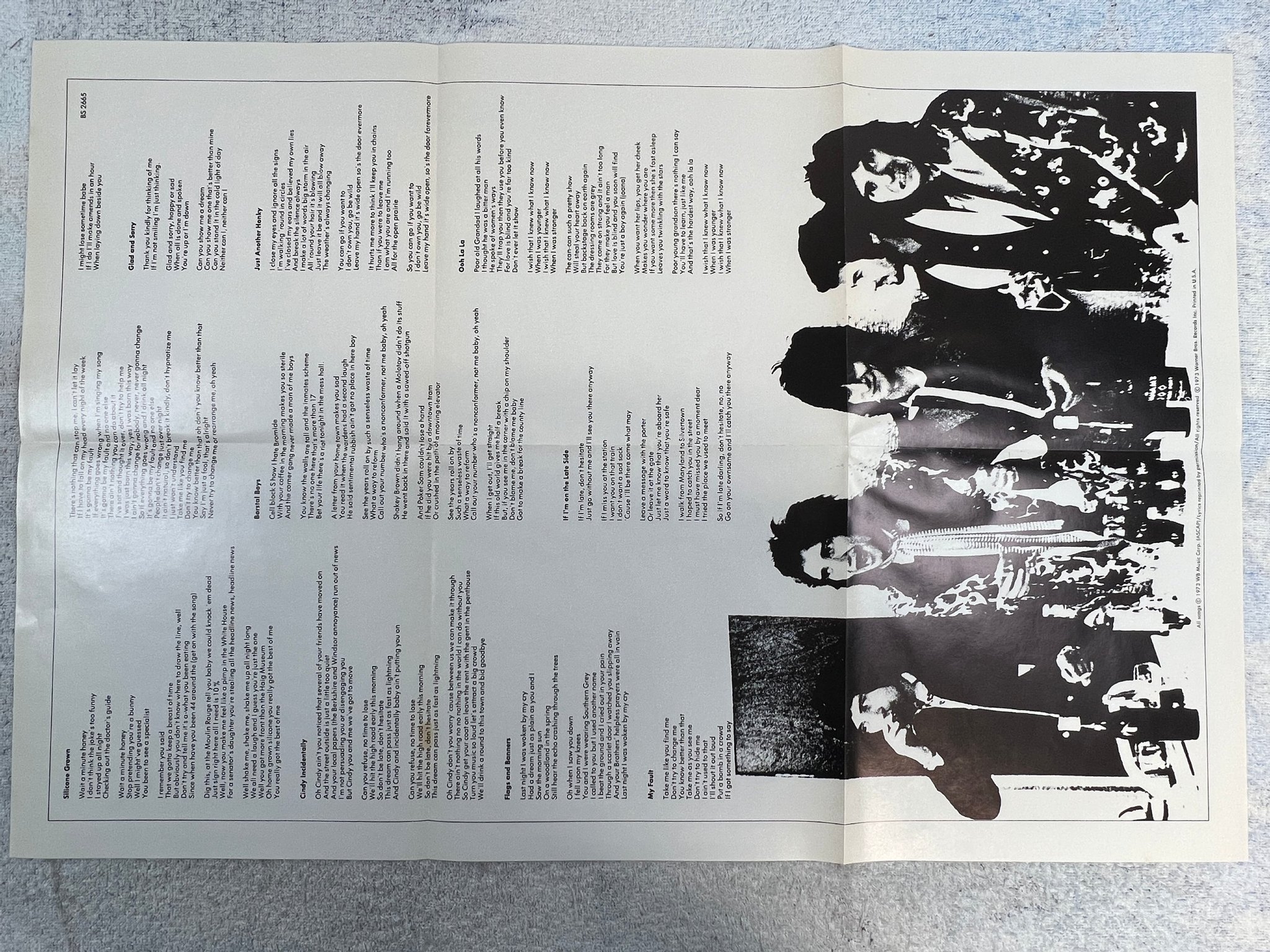 Omslagsbild för skivan FACES ooh-la-la LP -73 US WARNER BS 2665