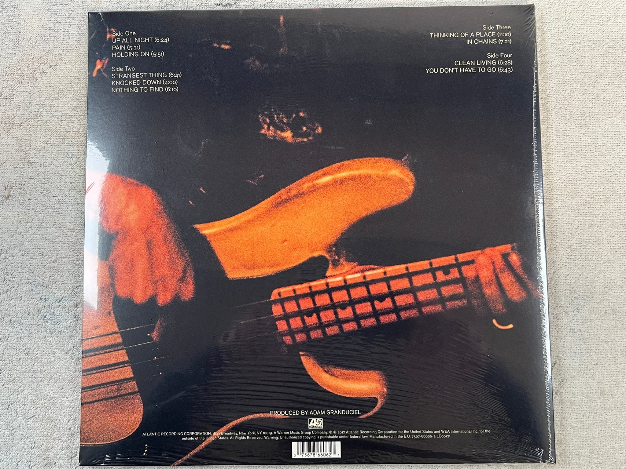 Omslagsbild för skivan THE WAR ON DRUGS A Deeper Understanding 2xLP 2017 re ATLANTIC 7567-86606-2