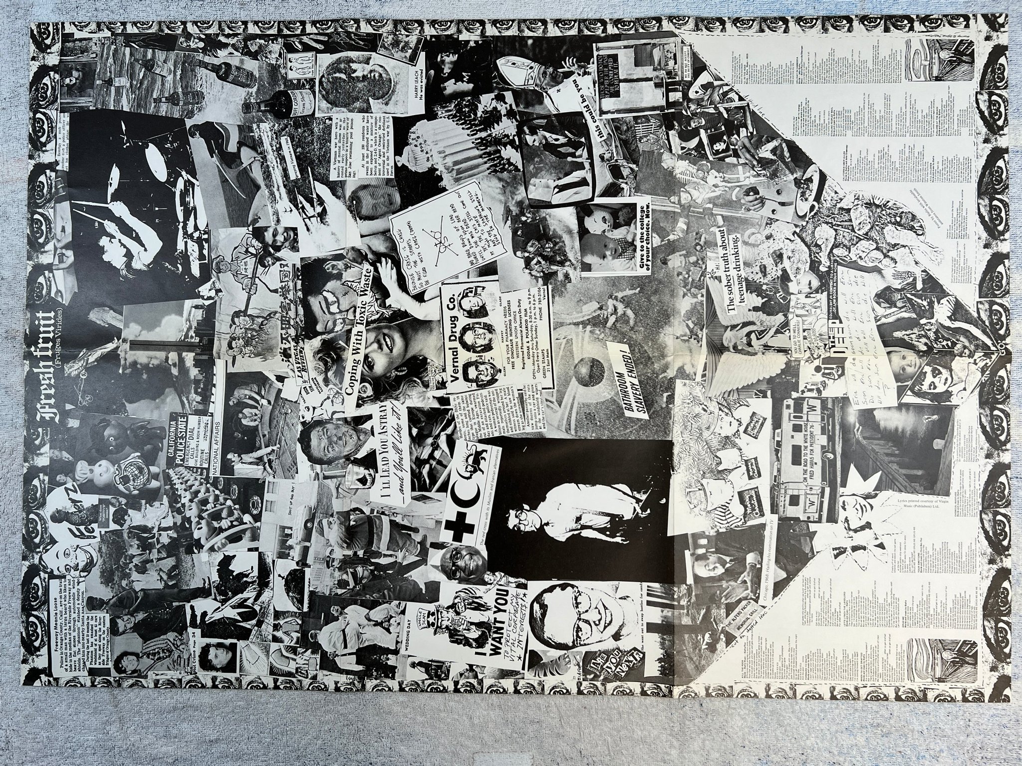 Omslagsbild för skivan DEAD KENNEDYS fresh fruit for rotting vegetables LP -80 UK CHERRY RED ** RARE **