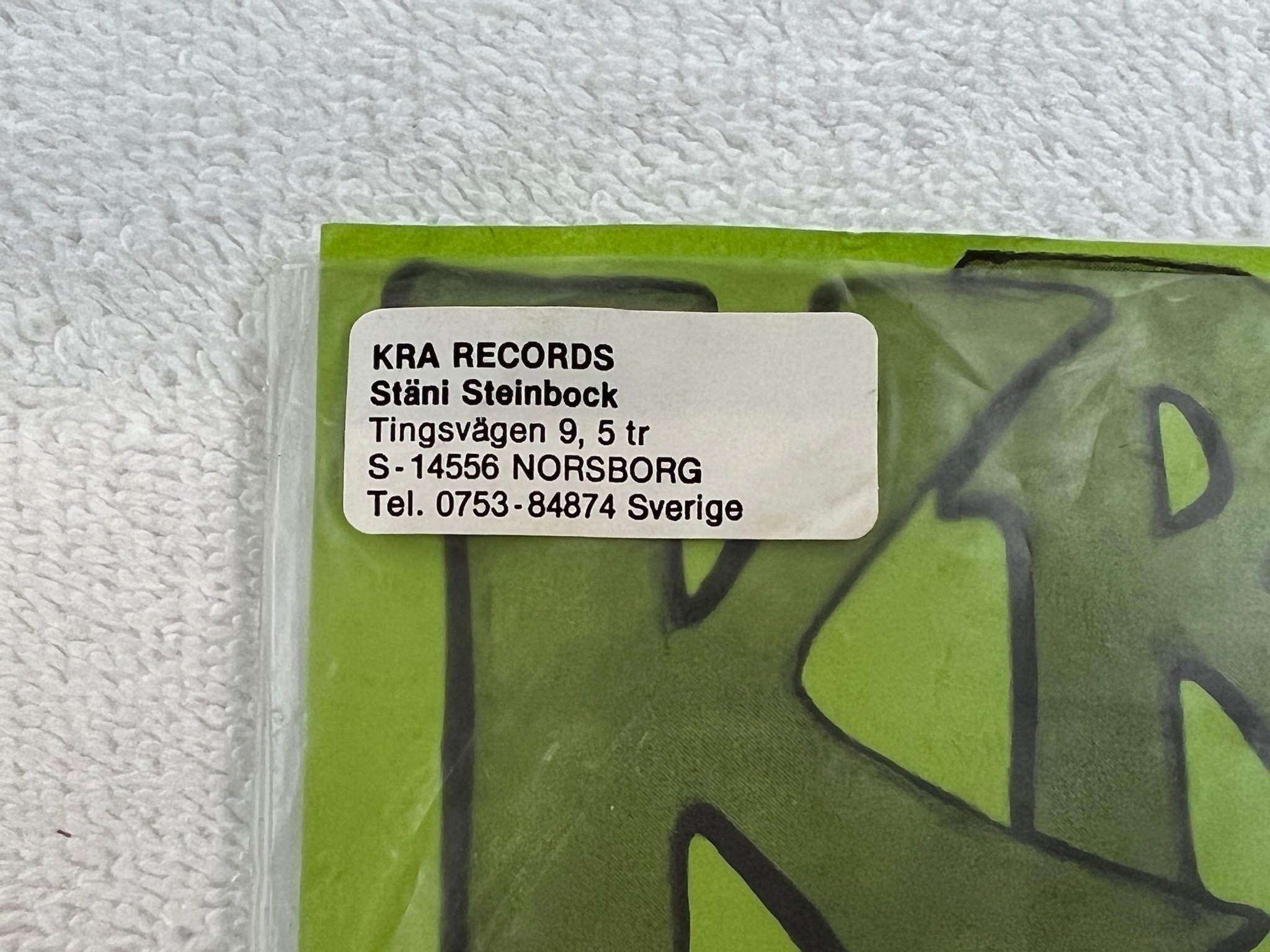 Omslagsbild för skivan KRA päronvlas 7"single -84 KRA-03