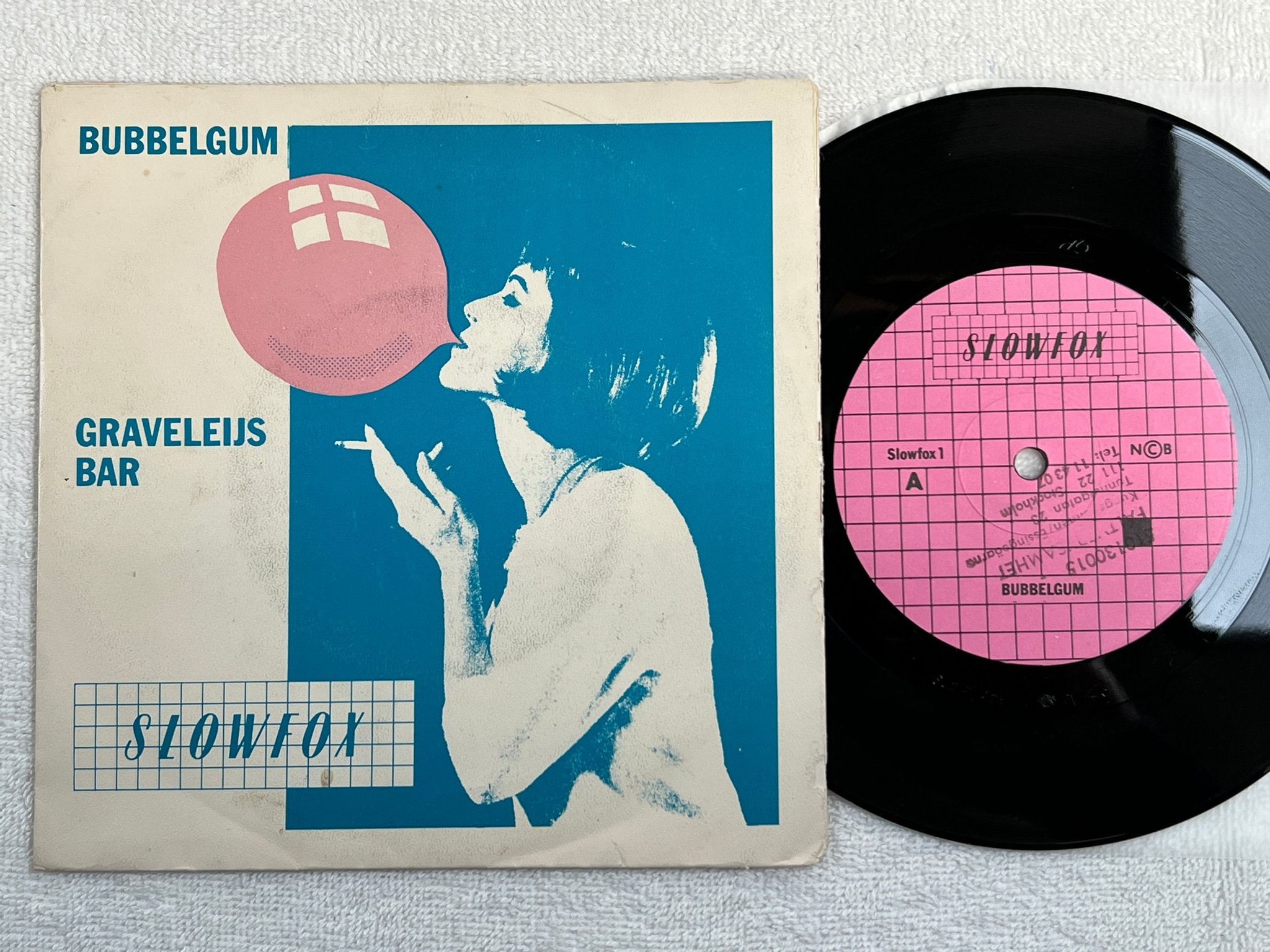 Omslagsbild för skivan SLOWFOX bubblegum 7"single -82