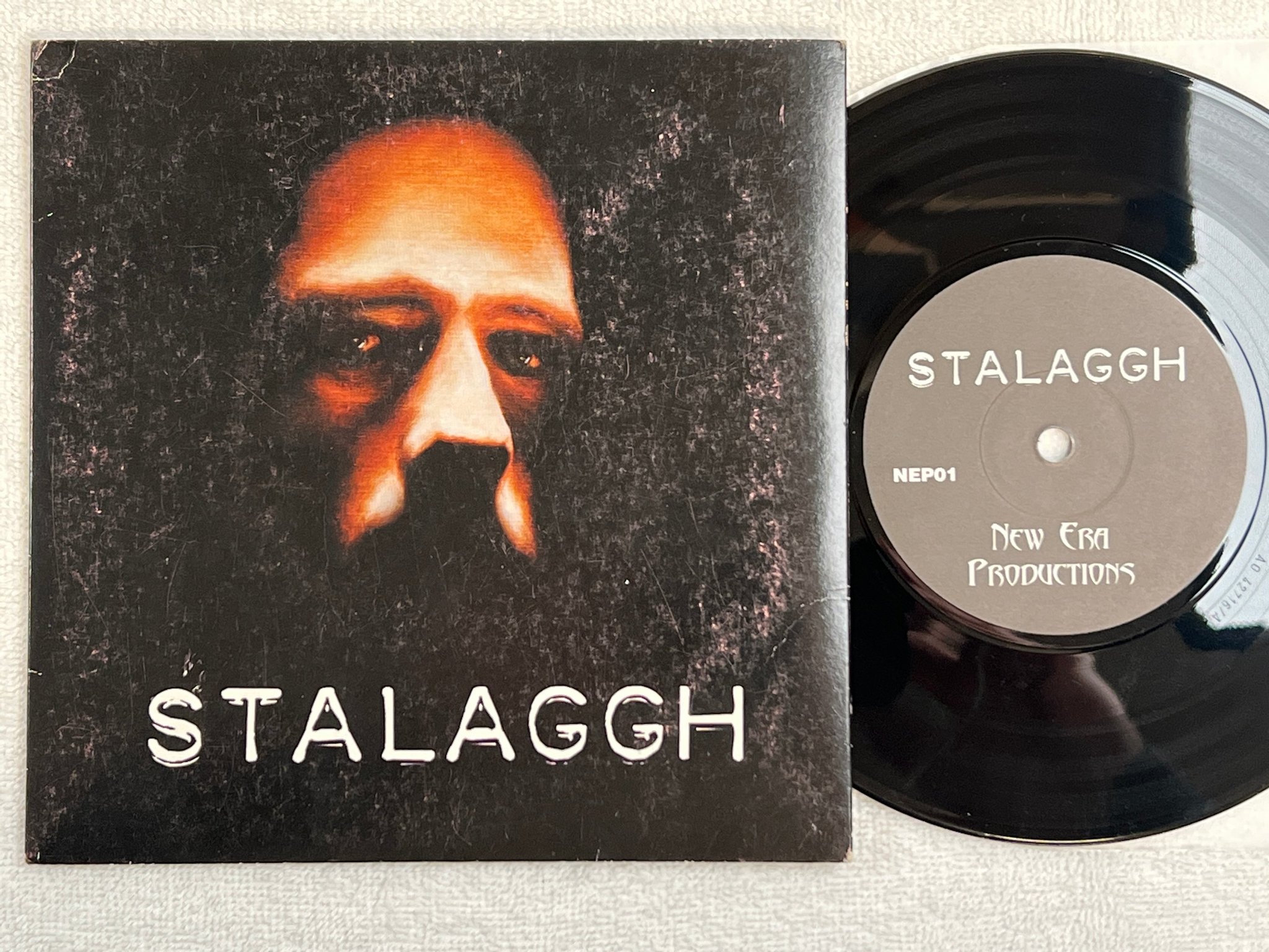 Omslagsbild för skivan STALAGGH new era 7"single NEP012 Numbered #244/300