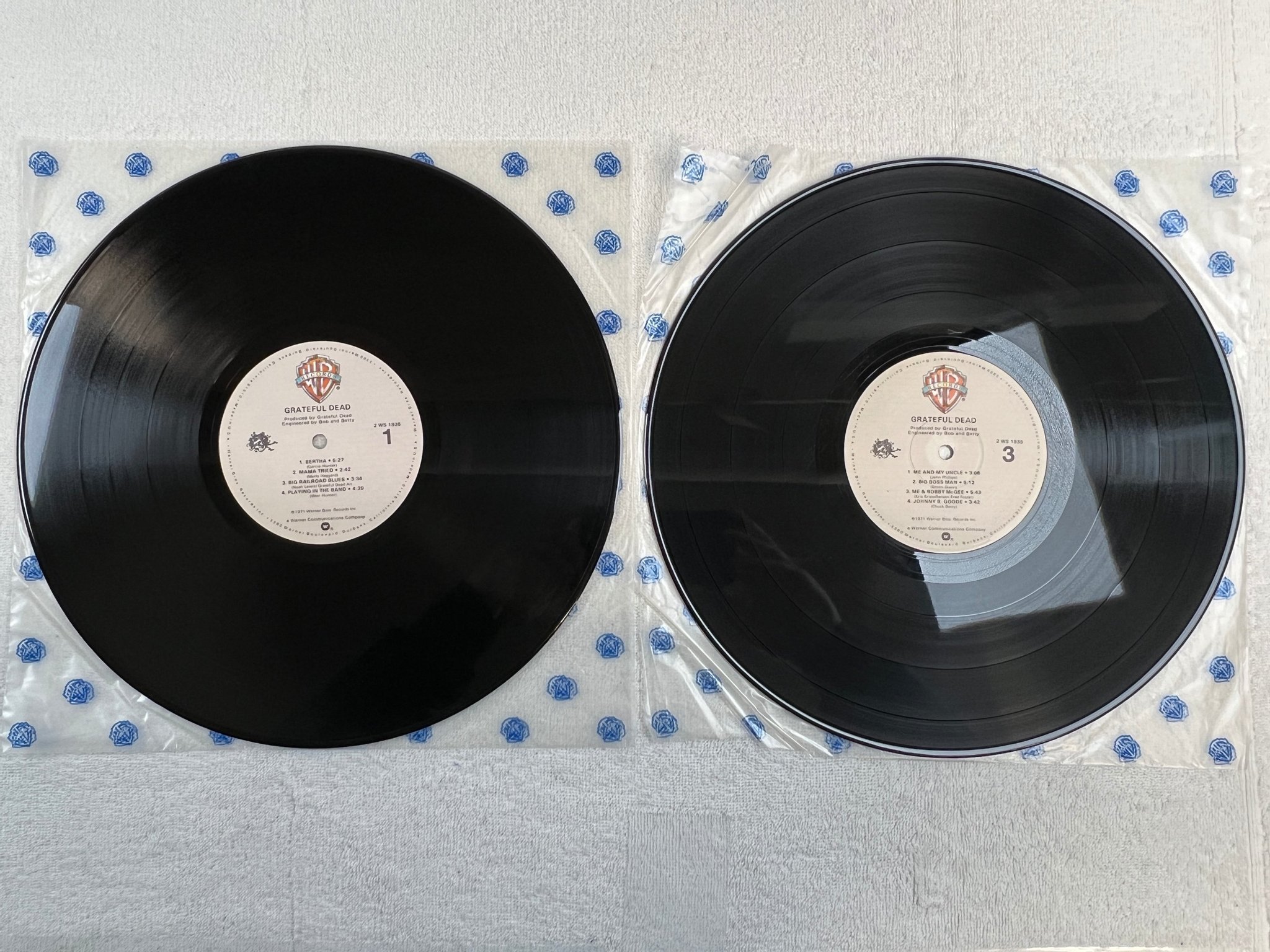 Omslagsbild för skivan ?GRATEFUL DEAD 2xLP -71/83 US WARNER BROS 2 WS 1935