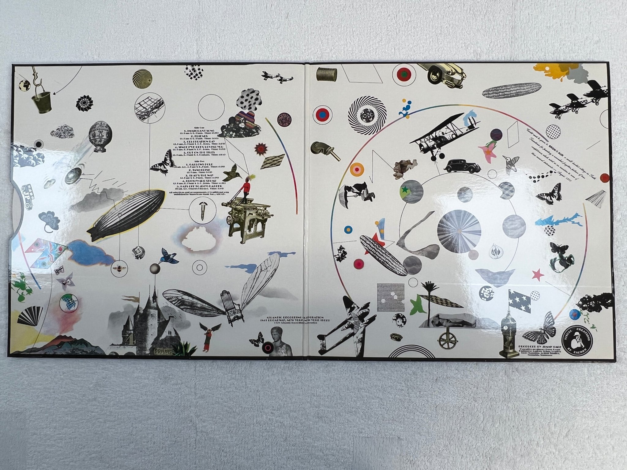 Omslagsbild för skivan LED ZEPPELIN III LP re Ger ATLANTIC ATL 50002