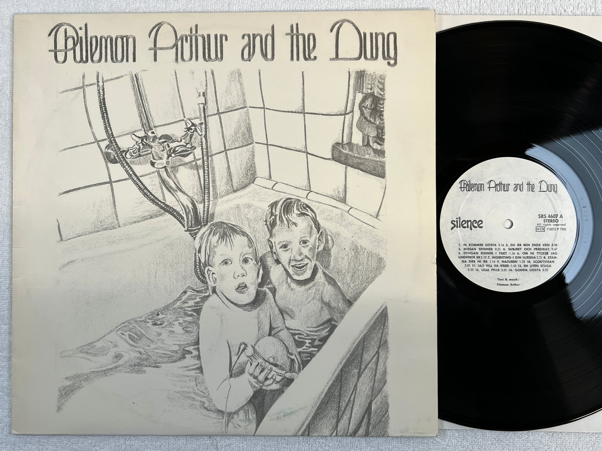 Omslagsbild för skivan PHILEMON ARTHUR AND THE DUNG s/t LP -72 Swe SILENCE SRS 4607