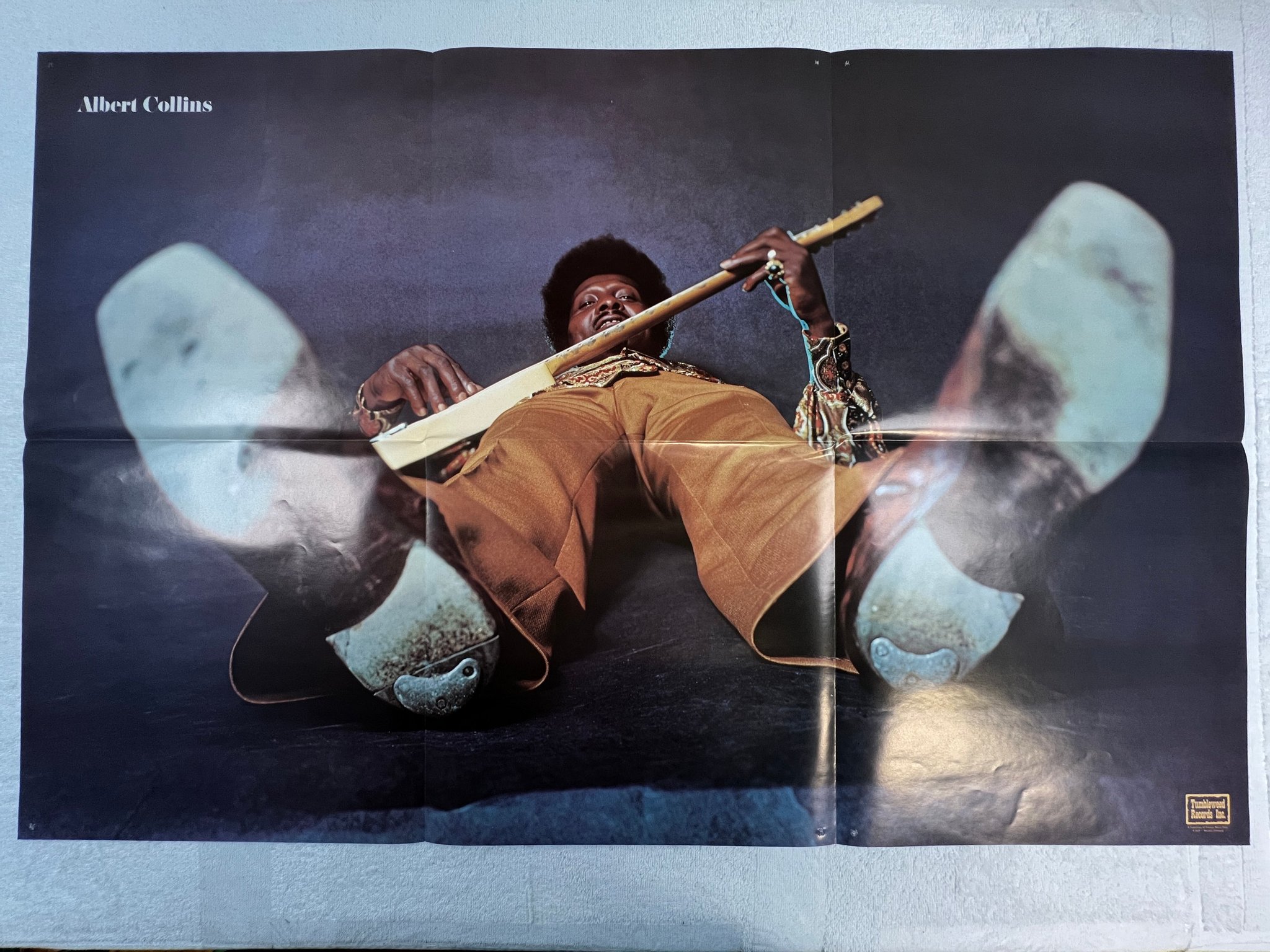 Omslagsbild för skivan ALBERT COLLINS There's Gotta Be A Change LP -71 US TUMBLEWEED TWS 103 POSTER