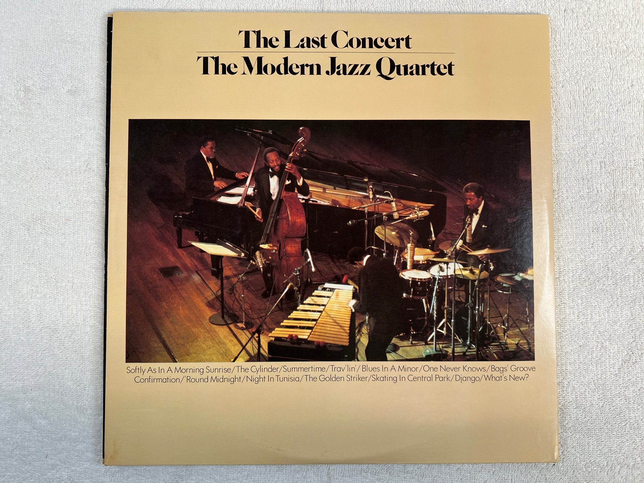 Omslagsbild för skivan THE MODERN JAZZ QUARTET the last concert 2xLP US ATLANTIC SD 2-909