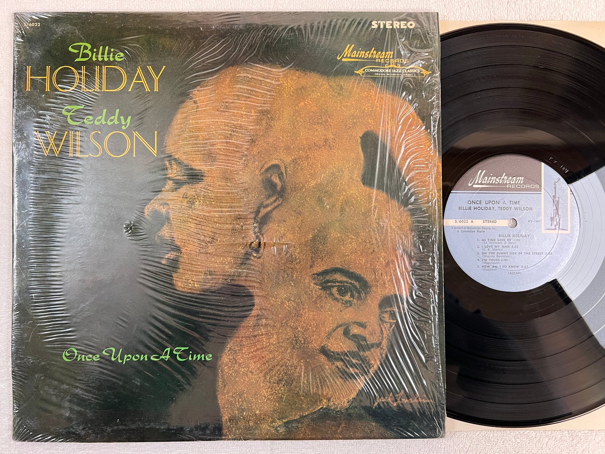 Omslagsbild för skivan BILLIE HOLIDAY once upon a time LP US MAINSTREAM S/6022