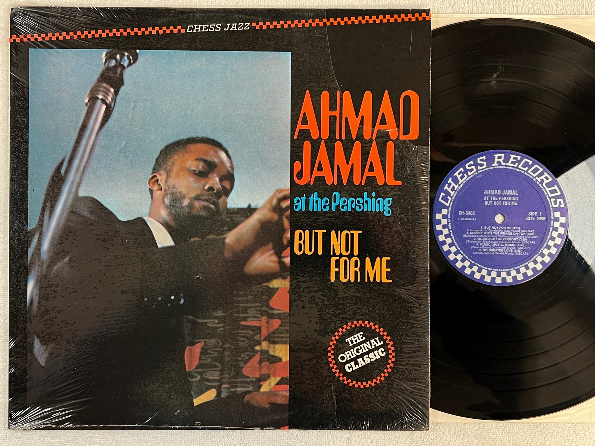 Omslagsbild för skivan AHMAD JAMAL at the pershing but not for me LP -83 US CHESS CH 8302
