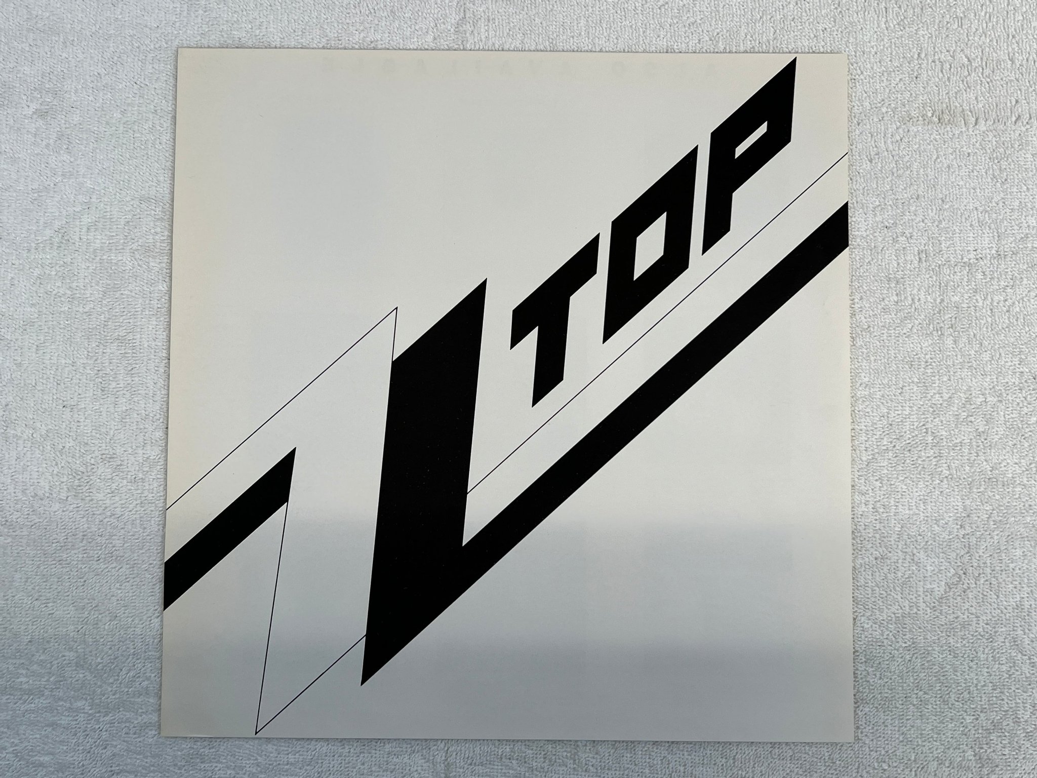 Omslagsbild för skivan ZZ TOP afterburner LP -85 Ger WARNER 925 342-1