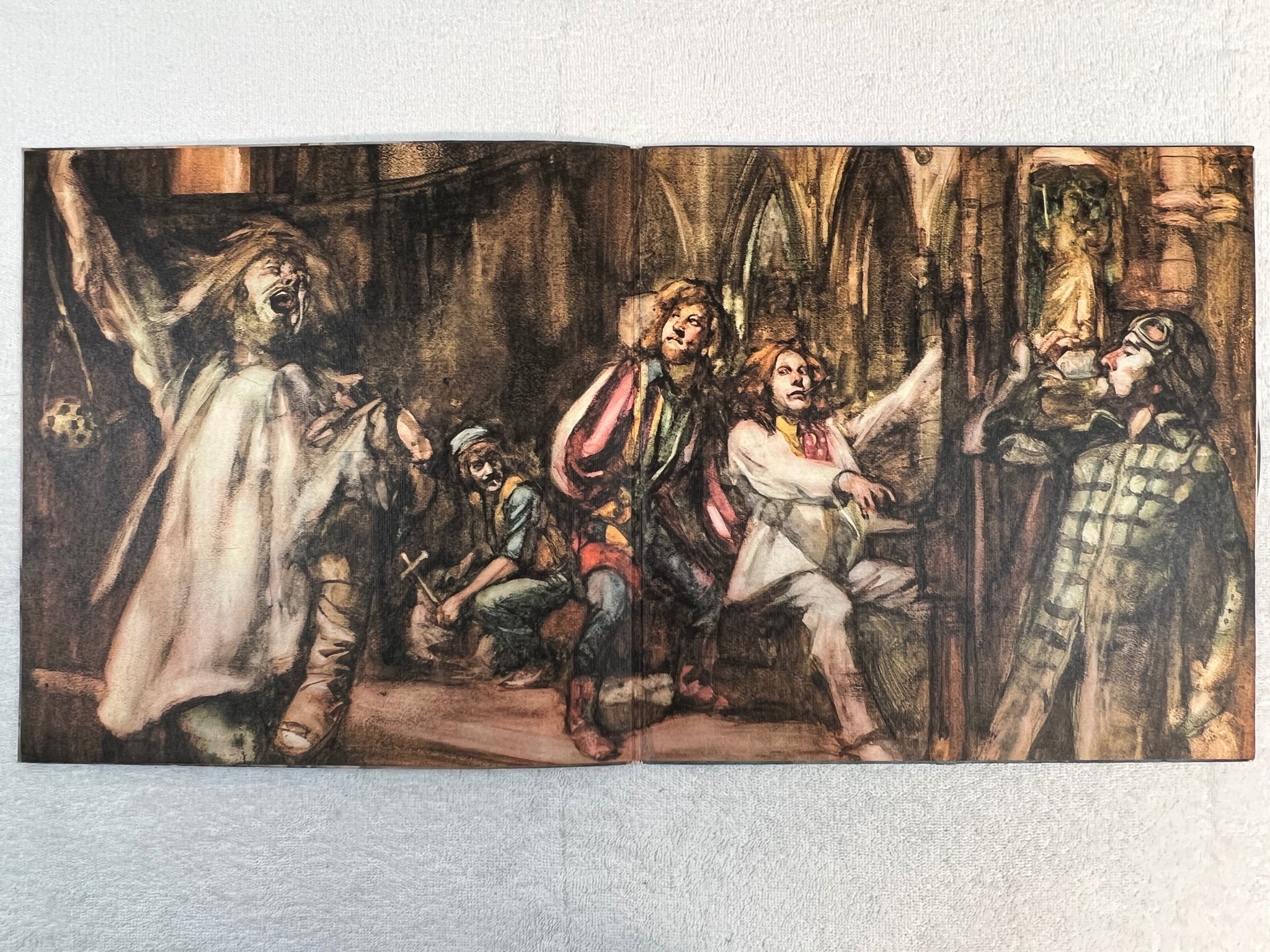 Omslagsbild för skivan JETHRO TULL aqualung LP -71 ncb SONET SLP-3007