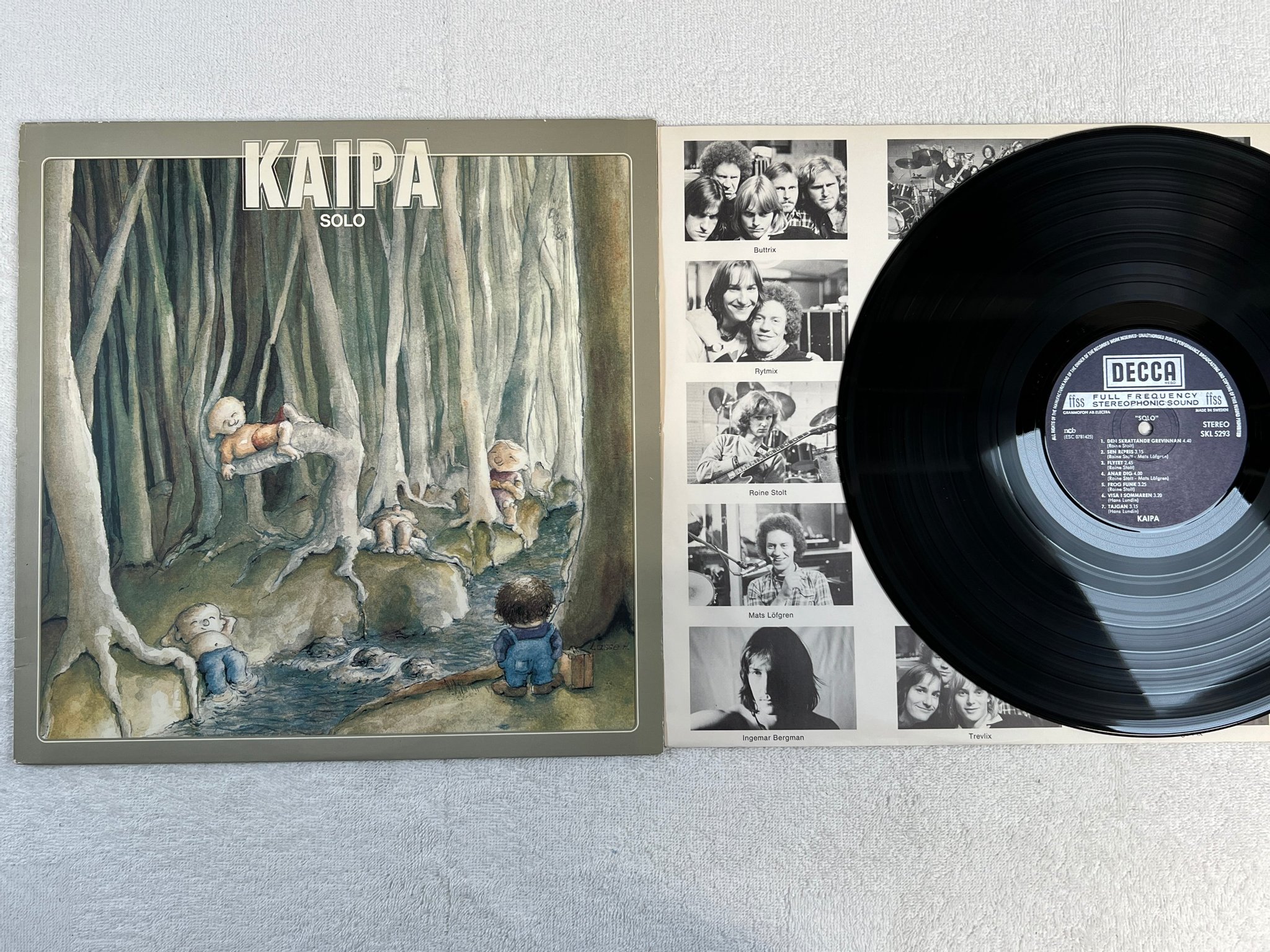 Omslagsbild för skivan KAIPA solo LP Swe DECCA SKL 5293§´ N