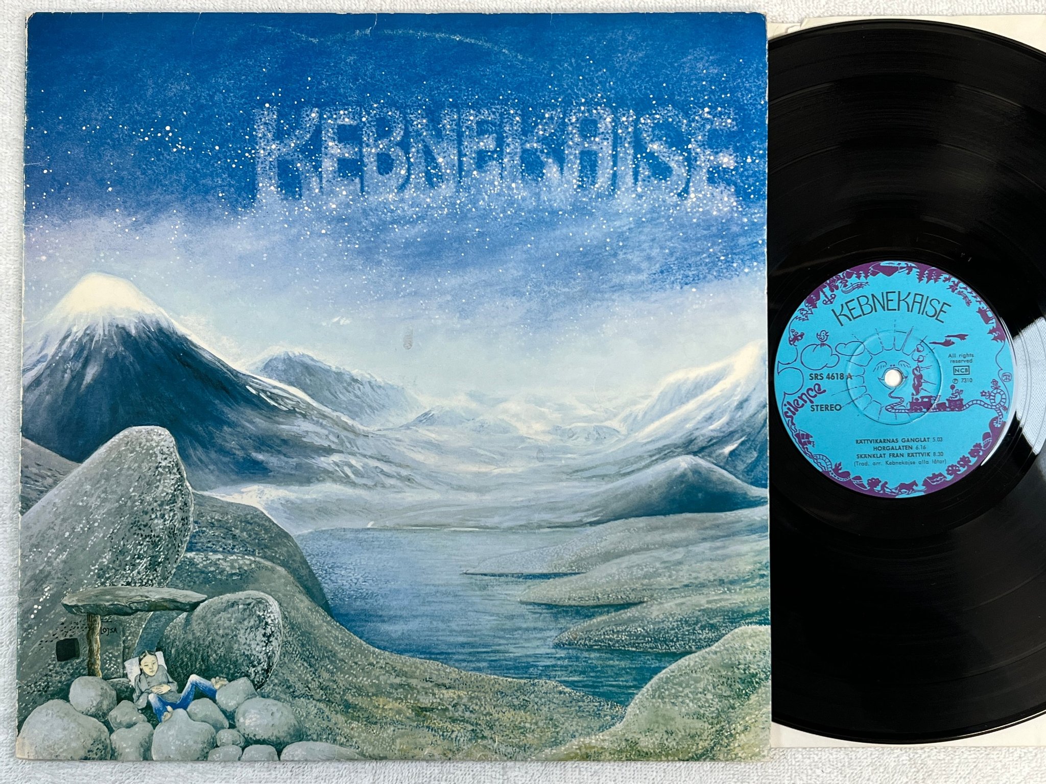 Omslagsbild för skivan KEBNEKAISE s/t LP Swe SILENCE SRS 4618