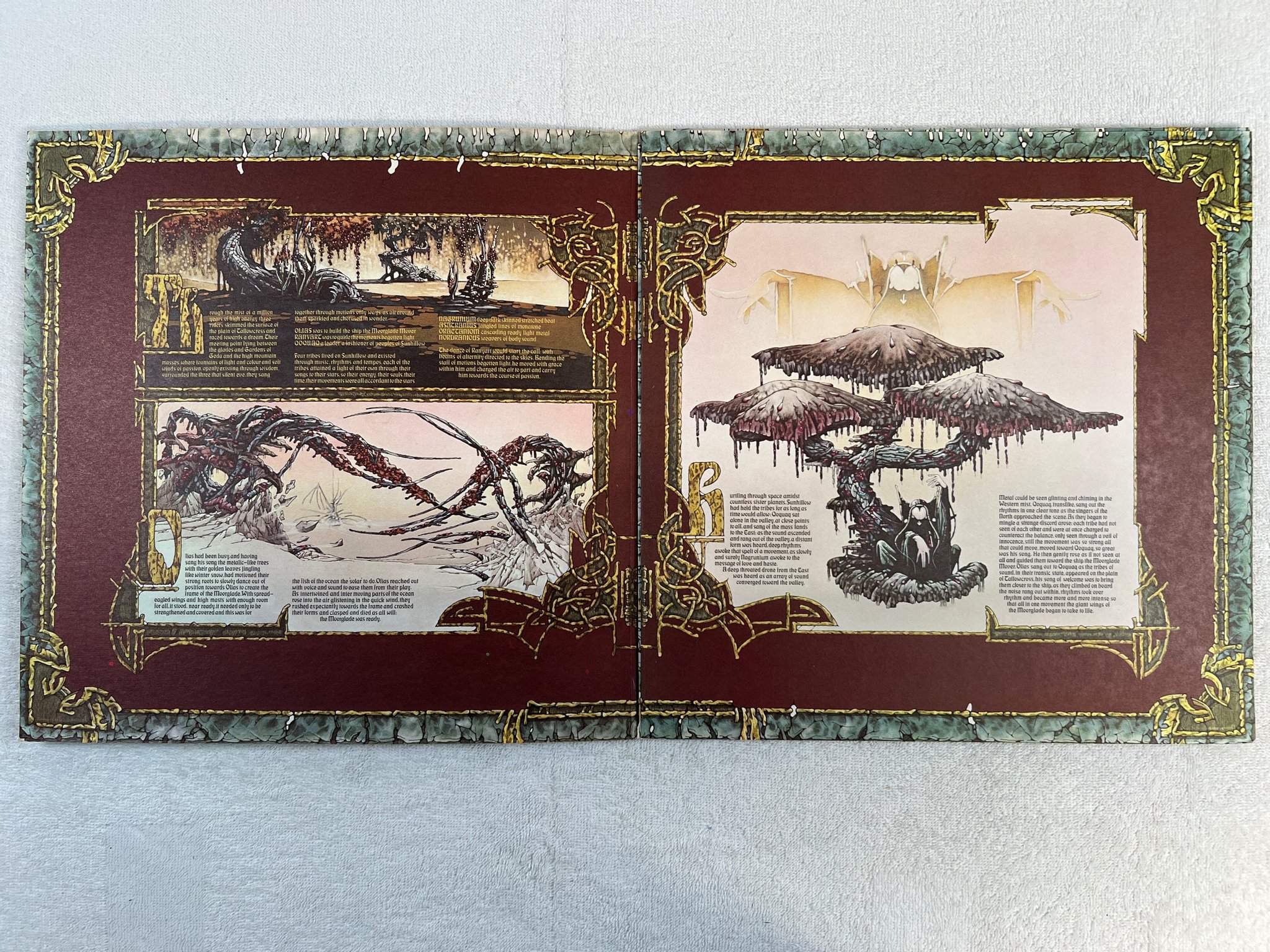 Omslagsbild för skivan JON ANDERSON Olias Of Sunhillow LP -76 US ATLANTIC SD 18180 