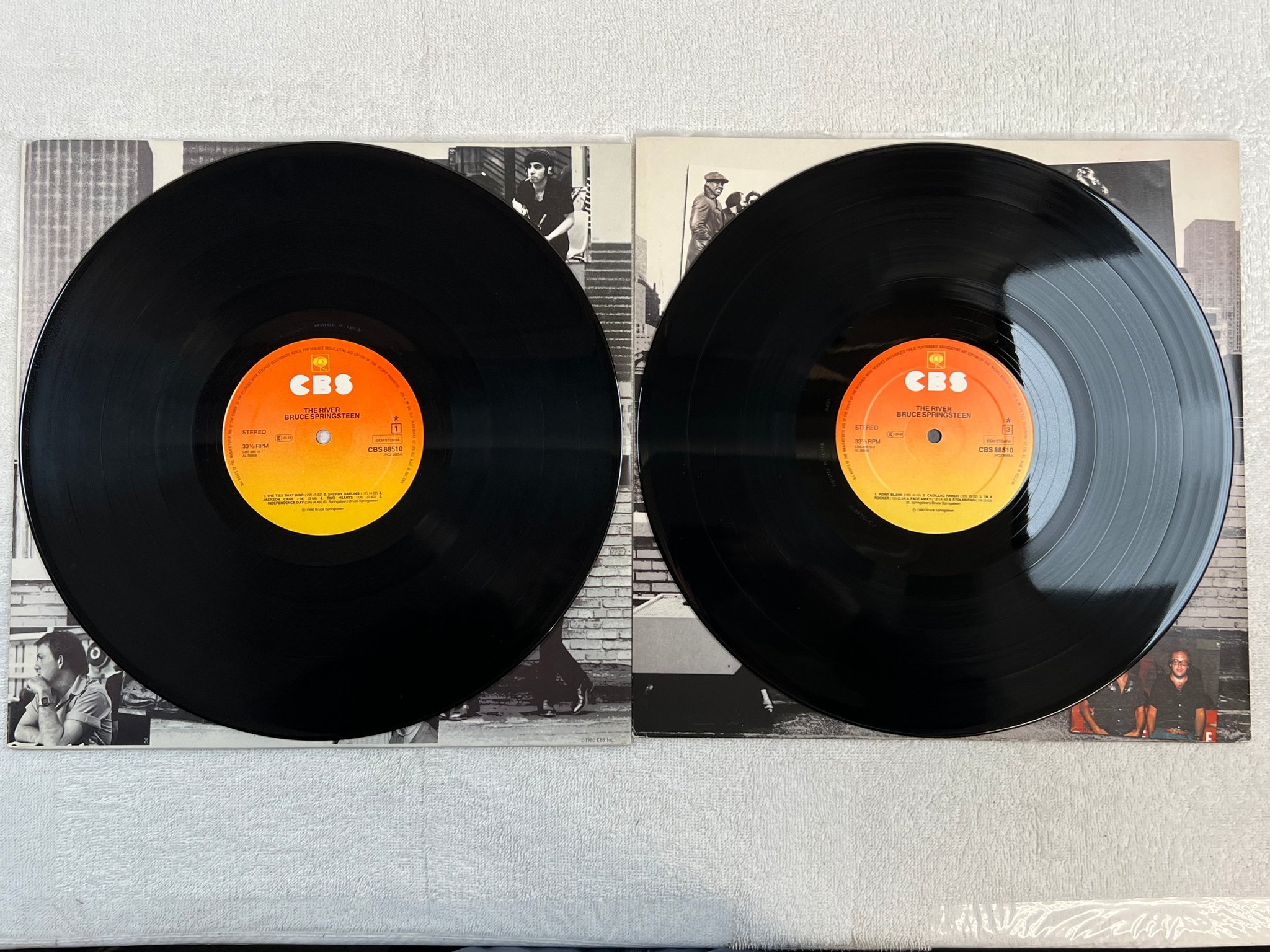 Omslagsbild för skivan BRUCE SPRINGSTEEN the river 2xLP -80 Hol CBS 88510