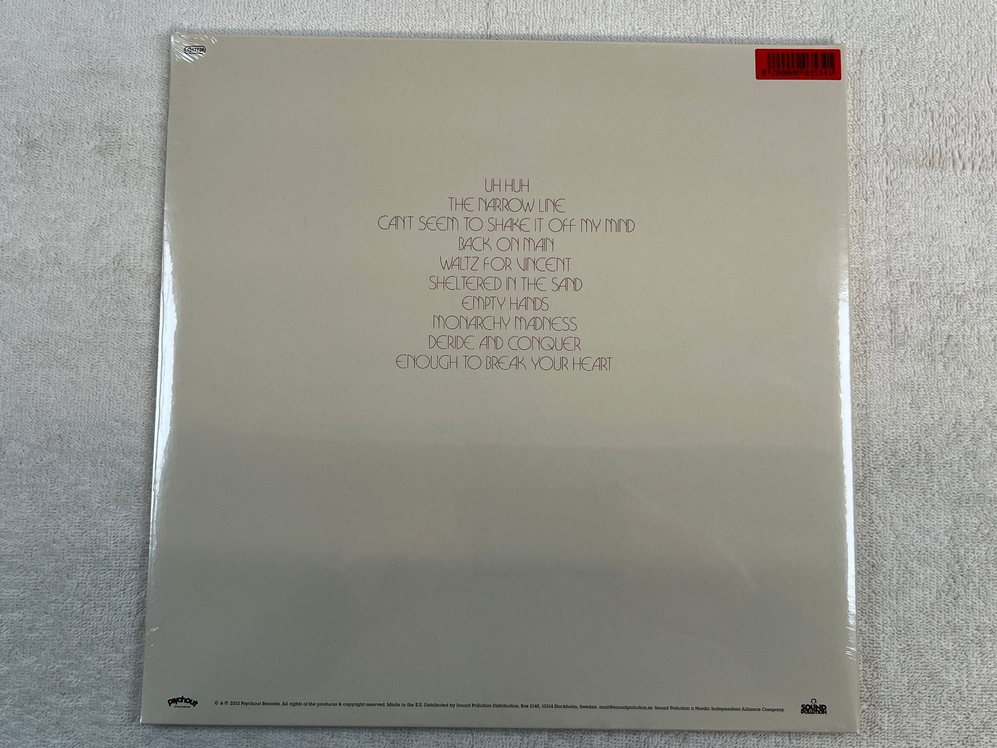 Omslagsbild för skivan IMPERIAL STATE ELECTRIC pop war LP 2012 Swe PSYCHOUT PSYCH014LP sealed