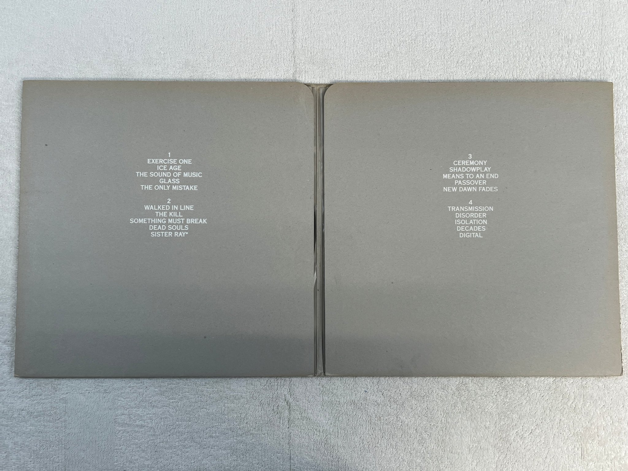 Omslagsbild för skivan JOY DIVISION still 2xLP -81 UK FACTORY FACT 40 "TOWN HOUSE"    