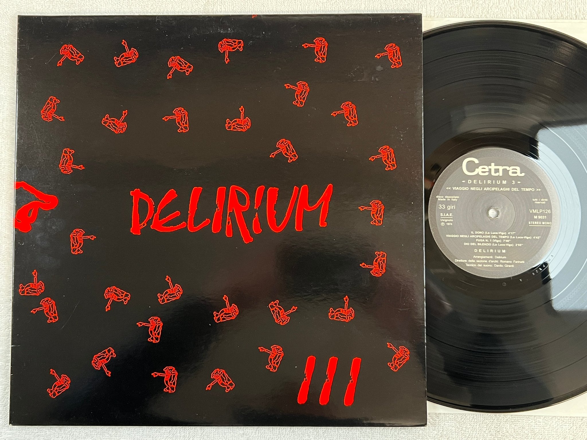 Omslagsbild för skivan DELIRIUM III (Viaggio Negli Arcipelaghi Del Tempo) LP re 2007 Ita VINYL MAGIC  