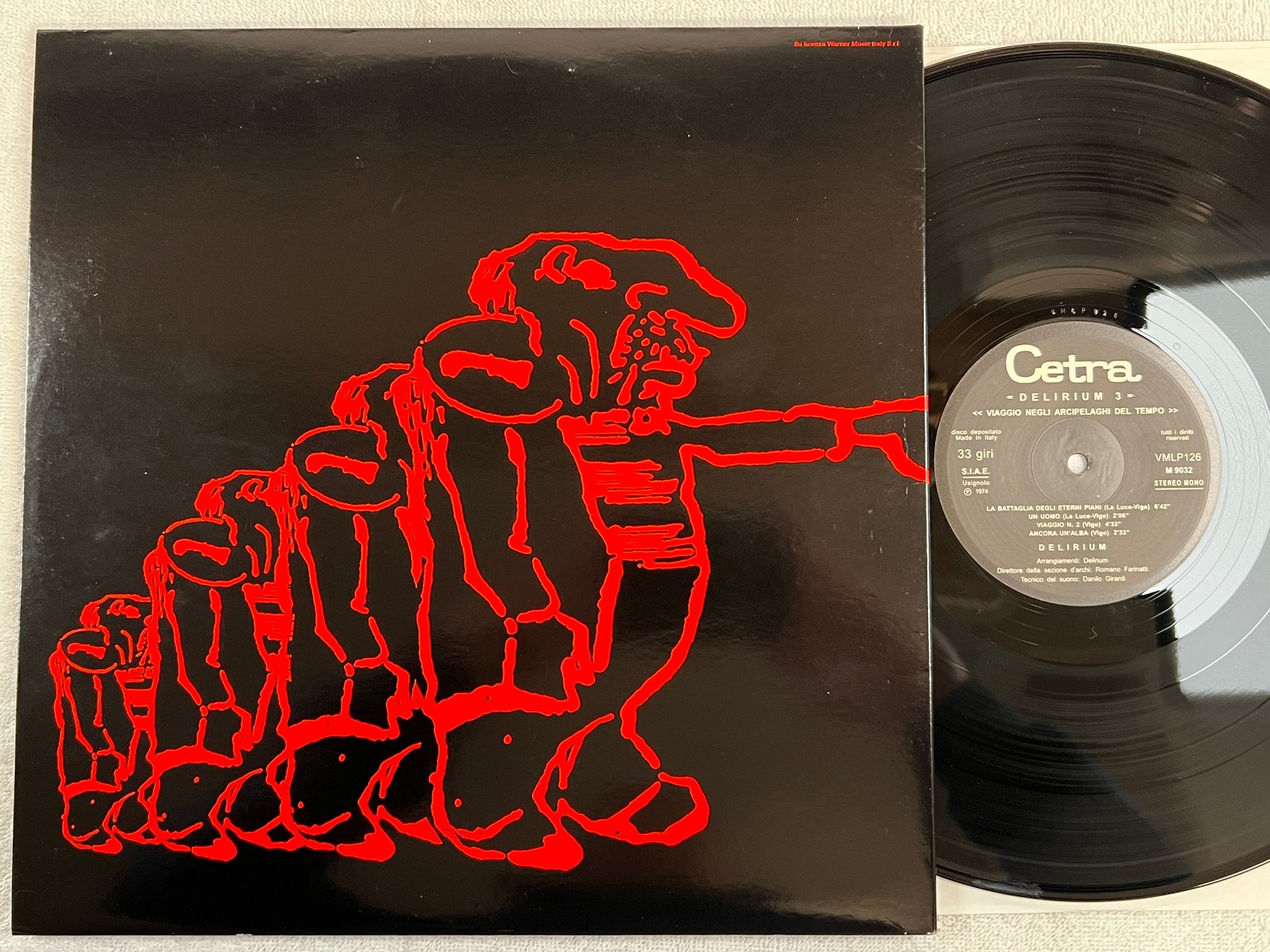 Omslagsbild för skivan DELIRIUM III (Viaggio Negli Arcipelaghi Del Tempo) LP re 2007 Ita VINYL MAGIC  