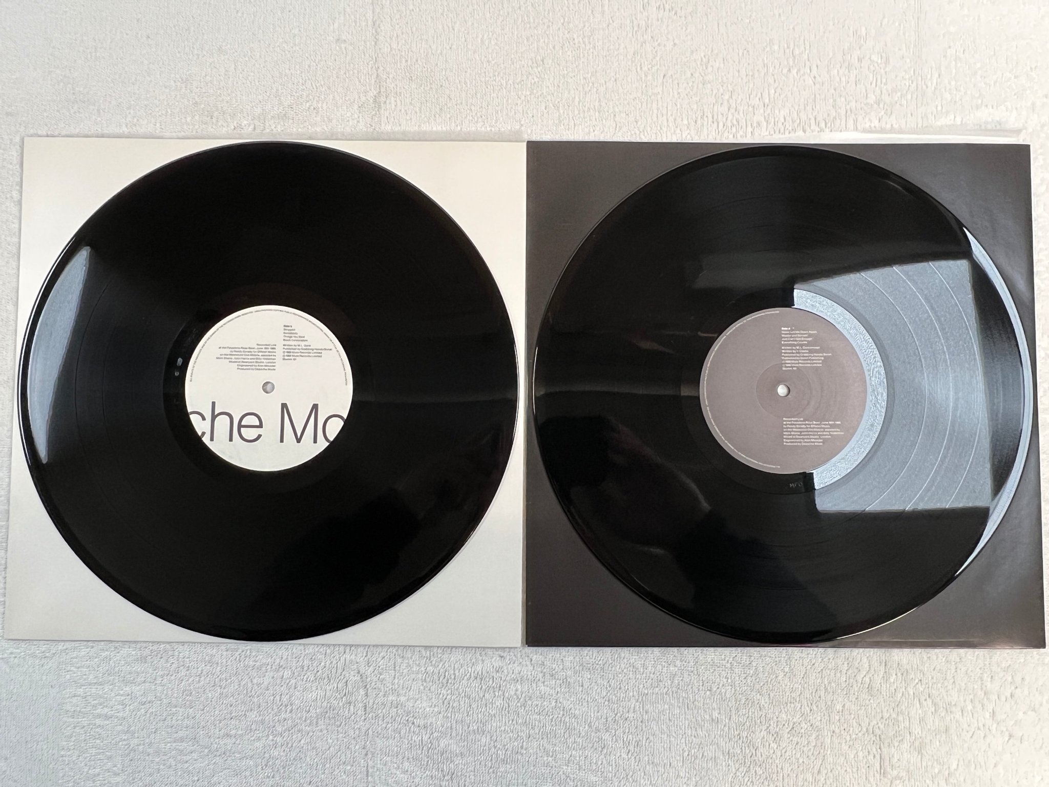 Omslagsbild för skivan DEPECHE MODE 101 2xLP -89 MUTE Stumm 101 