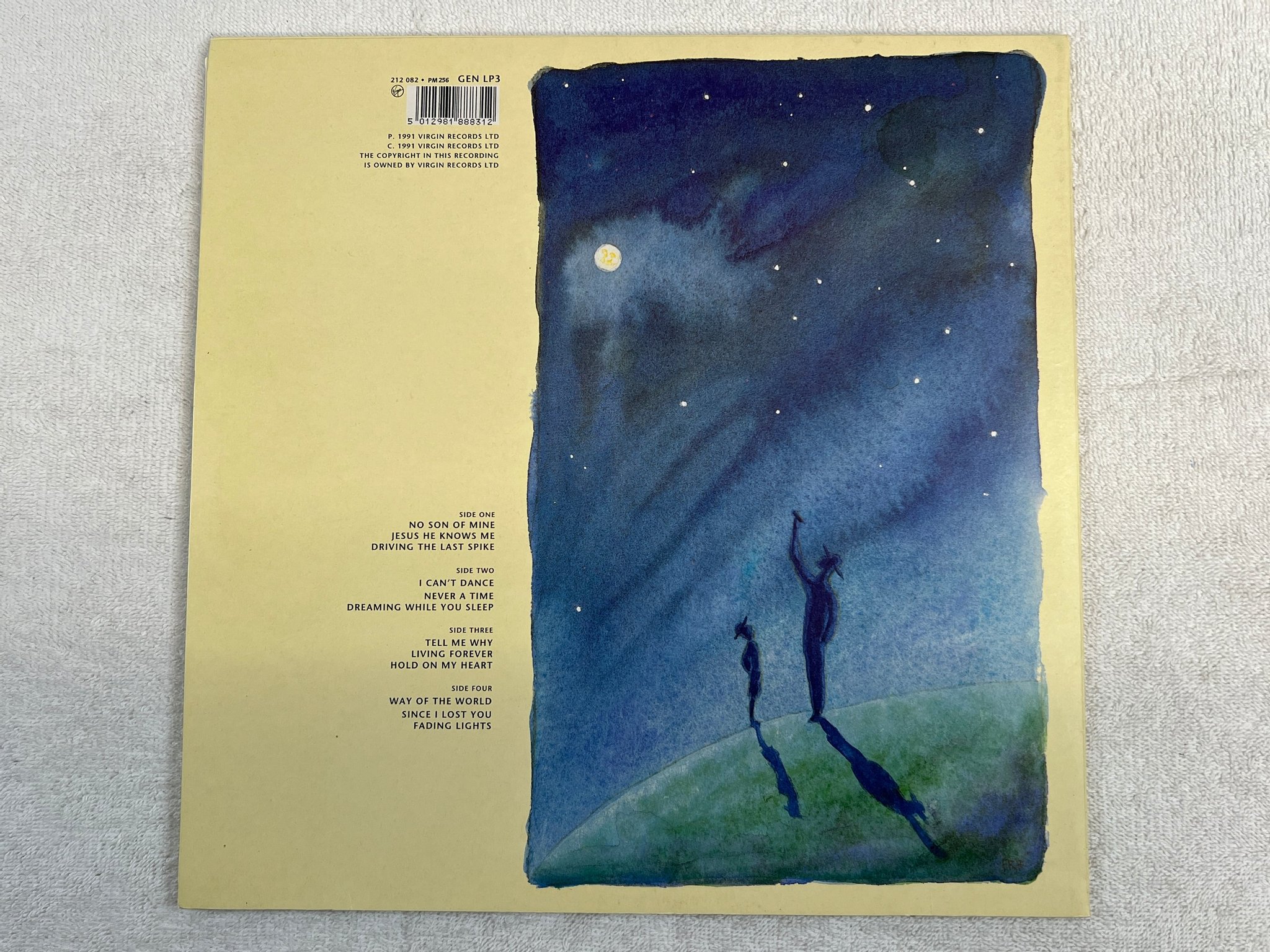 Omslagsbild för skivan GENESIS We Can't Dance 2xLP -91 VIRGIN 212 082