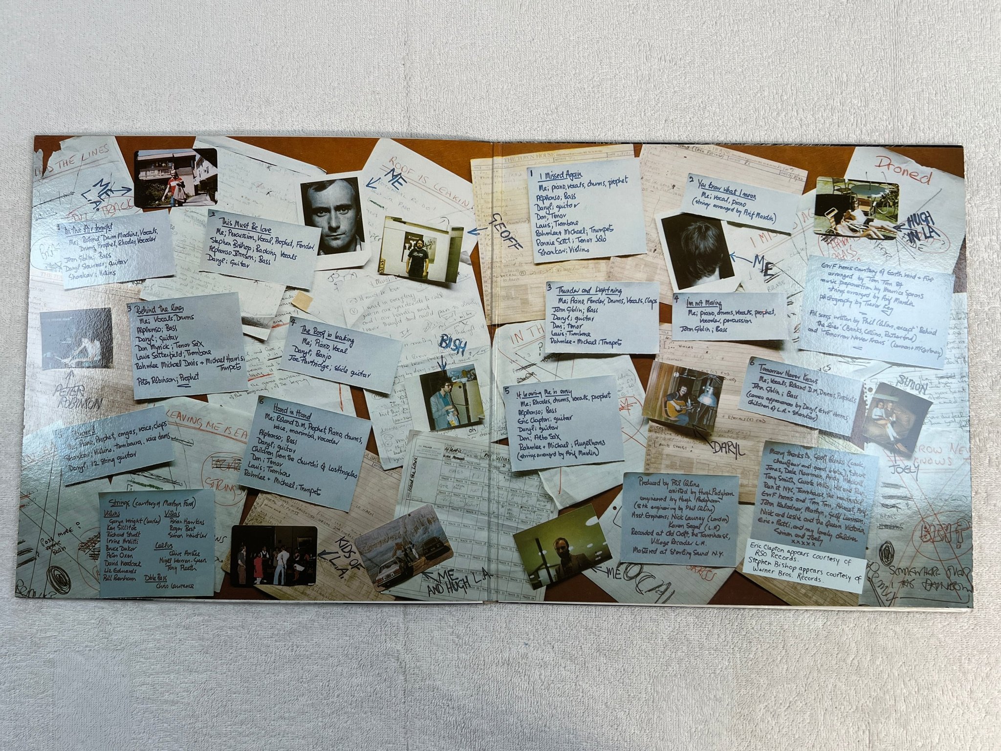 Omslagsbild för skivan PHIL COLLINS face value LP -81 Can ATLANTIC XSD 16029