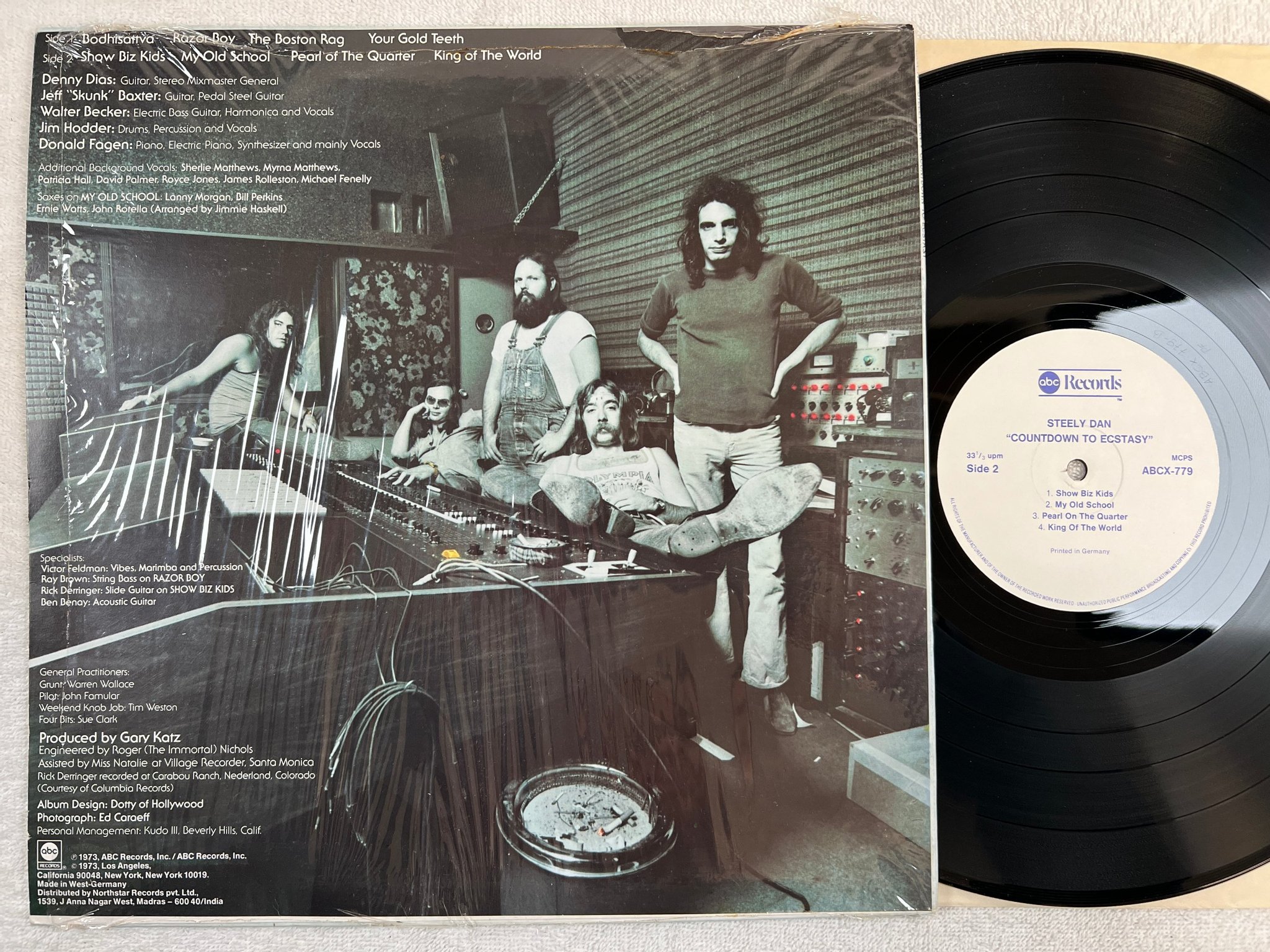 Omslagsbild för skivan STEELY DAN countdown to ecstasy LP -73 ABC ABCX-779