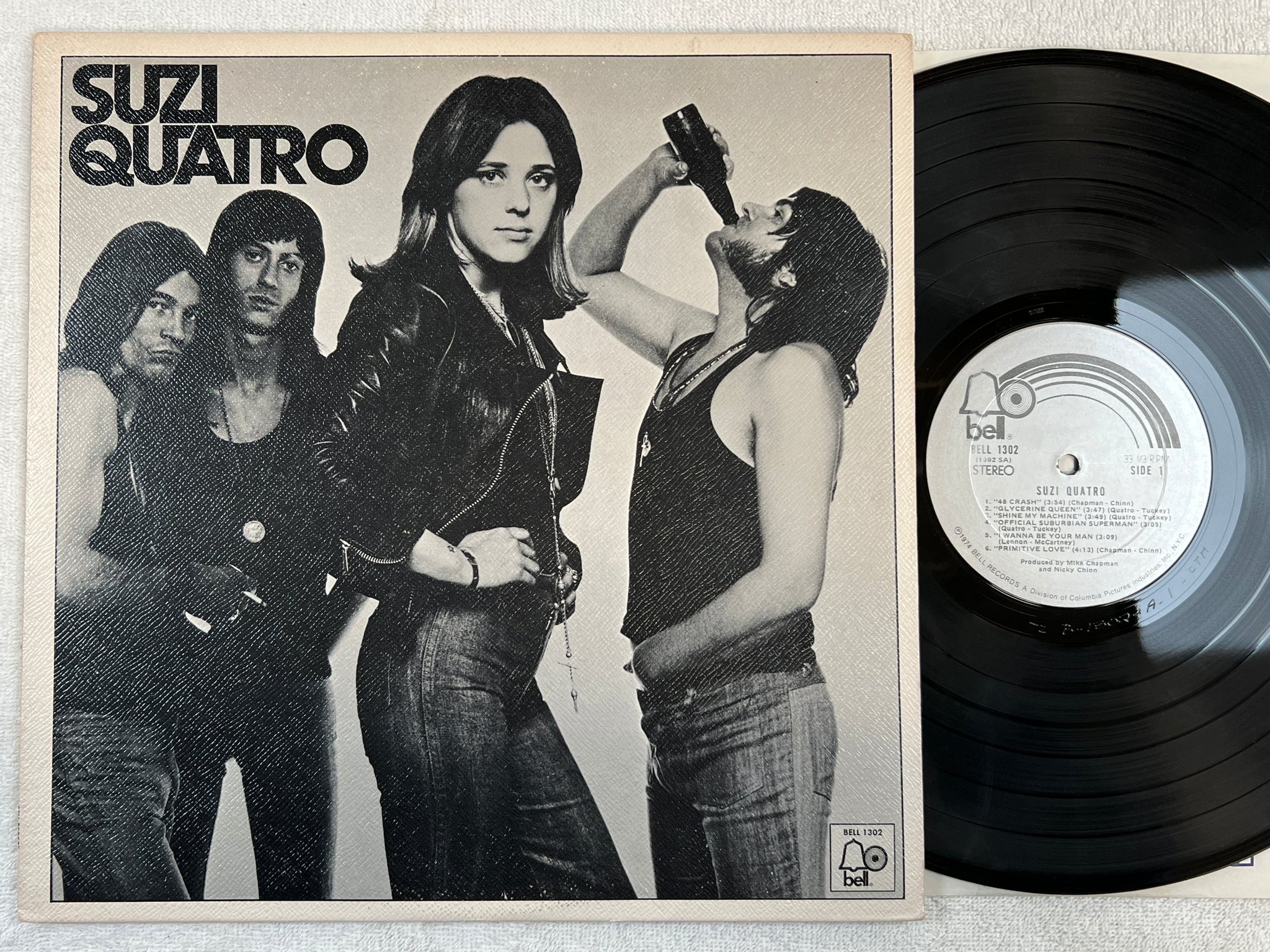 Omslagsbild för skivan SUZI QUATRO s/t LP -74 US BELL 1302