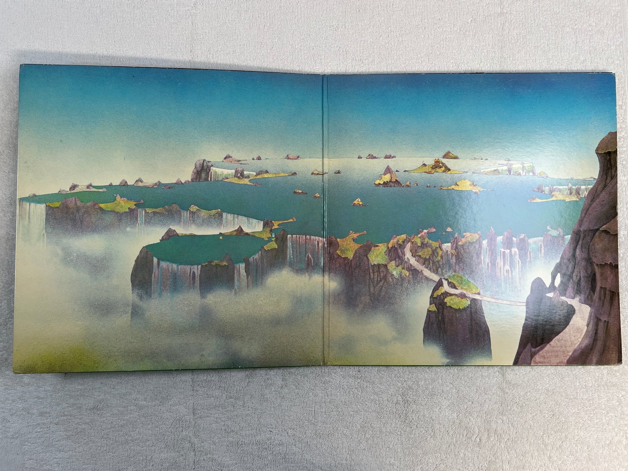 Omslagsbild för skivan YES close to the edge LP -72 US ATLANTIC SD 7244