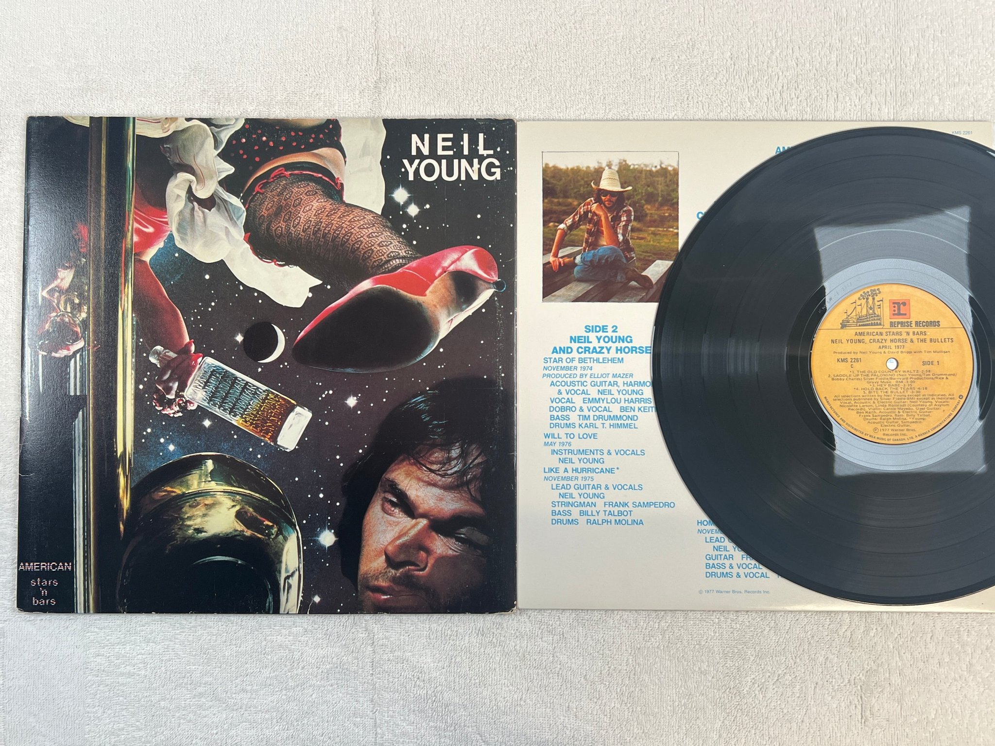 Omslagsbild för skivan NEIL YOUNG & CRAZY HORSE -77 Can REPRISE KMS 2261