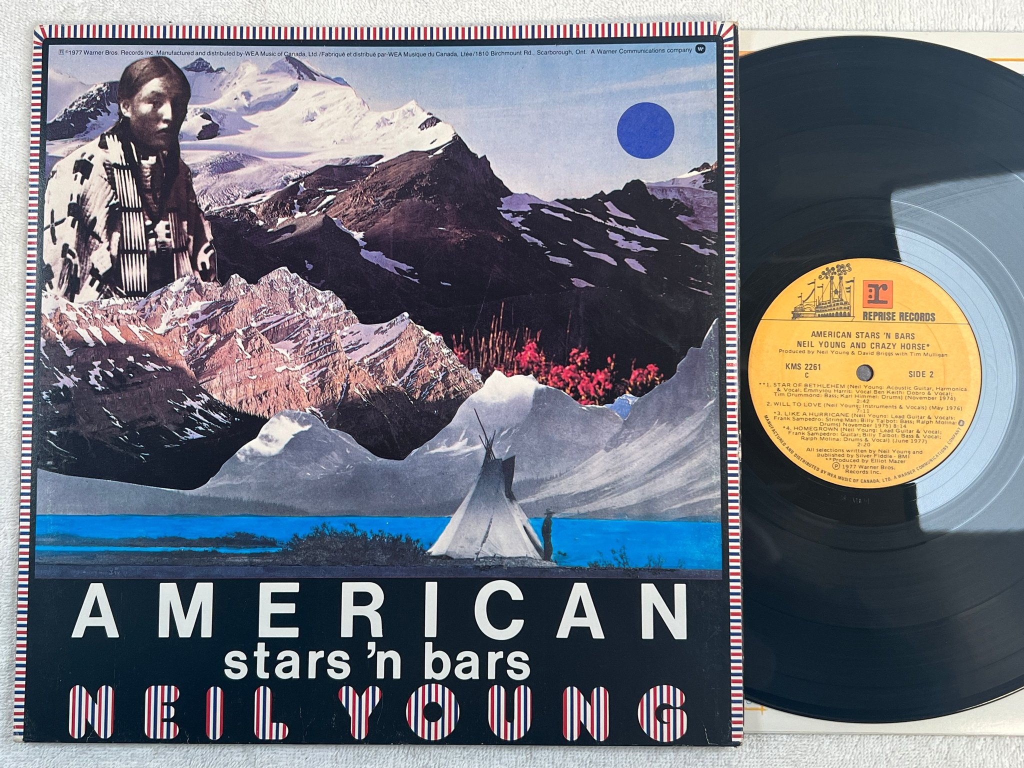 Omslagsbild för skivan NEIL YOUNG & CRAZY HORSE -77 Can REPRISE KMS 2261