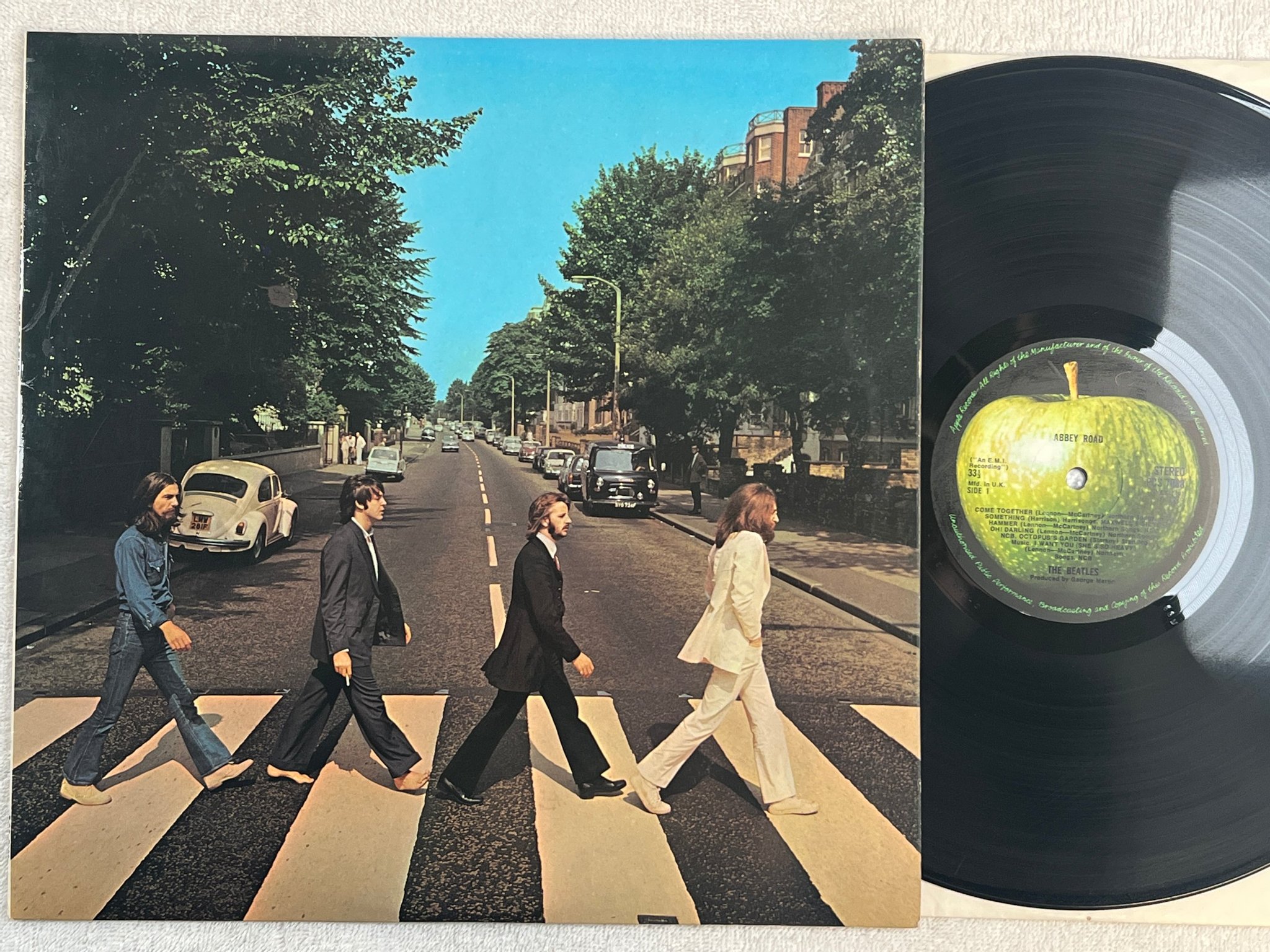 Omslagsbild för skivan THE BEATLES abbey road LP -69 UK APPLE PCS 7088