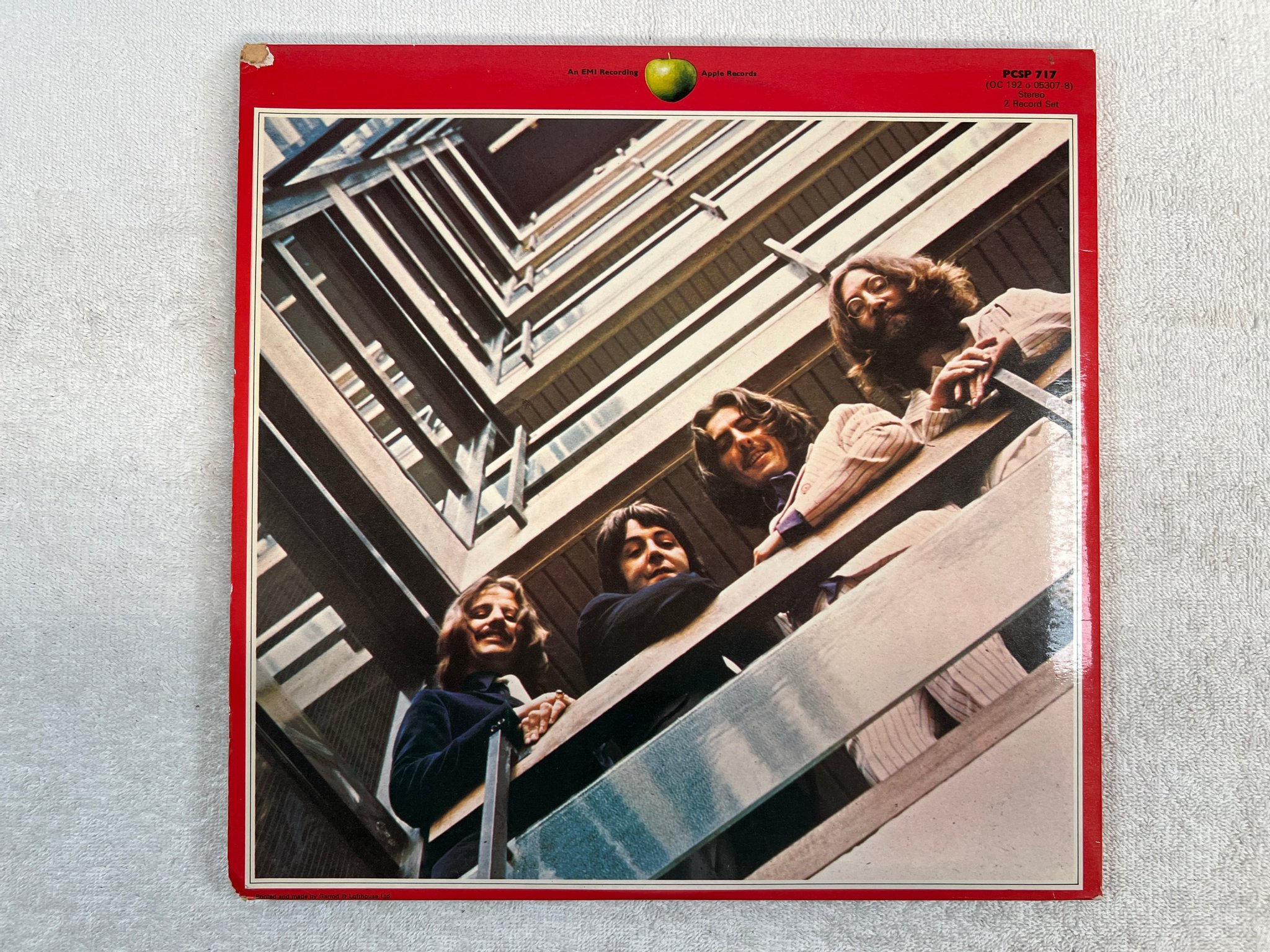 Omslagsbild för skivan THE BEATLES 1962 - 1966 2xLP UK APPLE PCS 7172