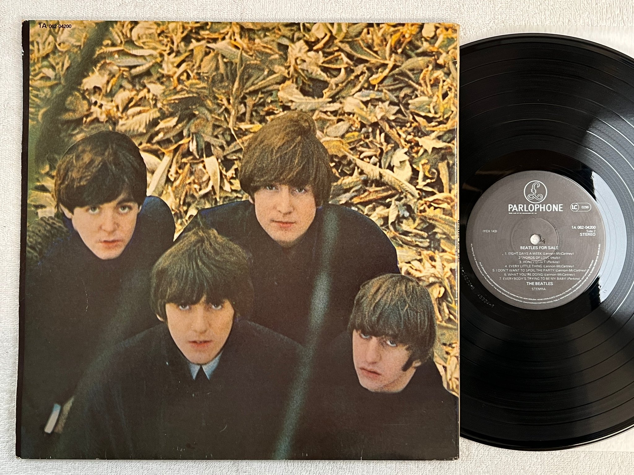 Omslagsbild för skivan THE BEATLES for sale LP re Hol PARLOPHONE 1A 062-04200
