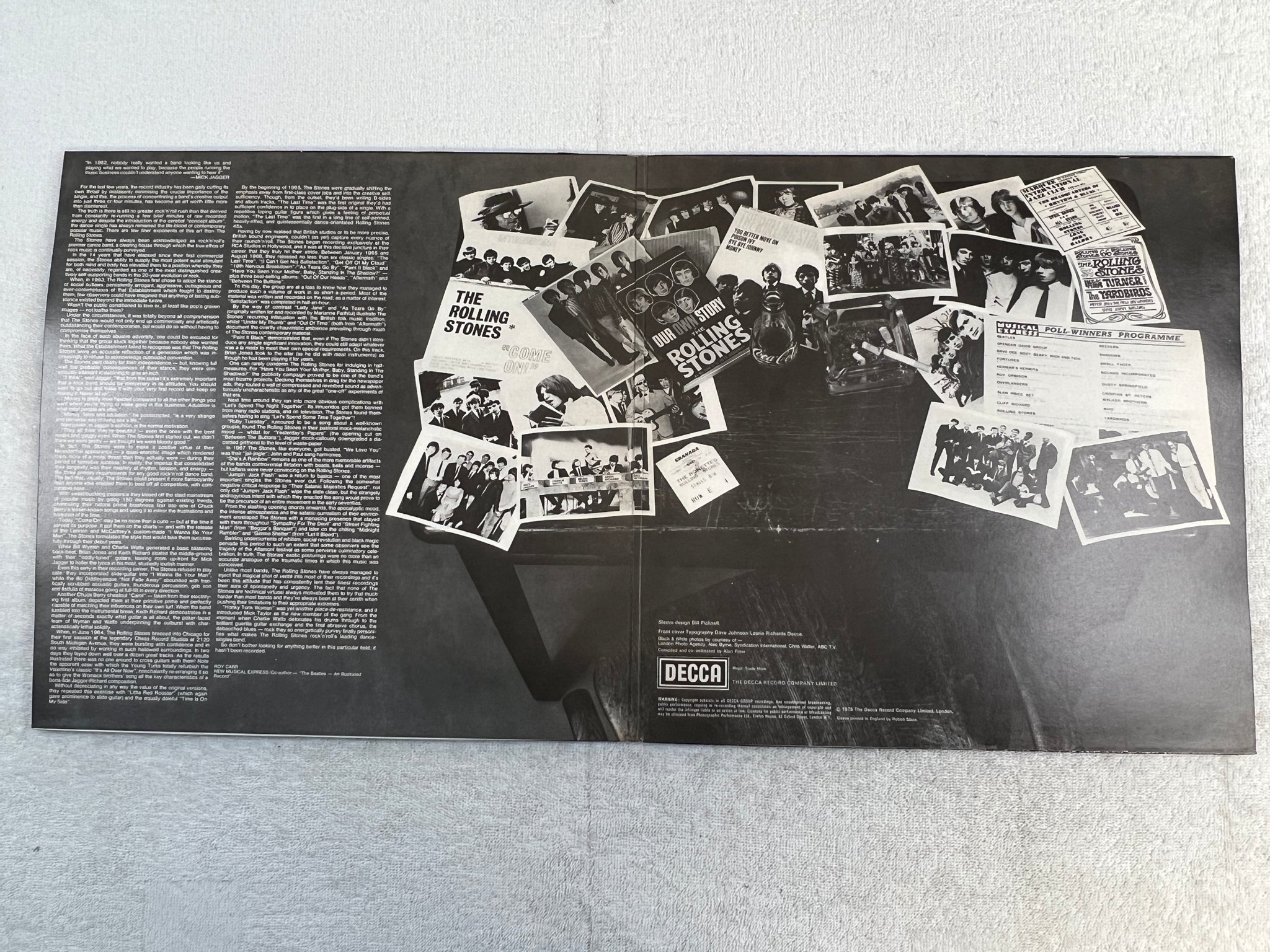 Omslagsbild för skivan THE ROLLING STONES rolled gold 2xLP Hol DECCA Z/ARL 14080