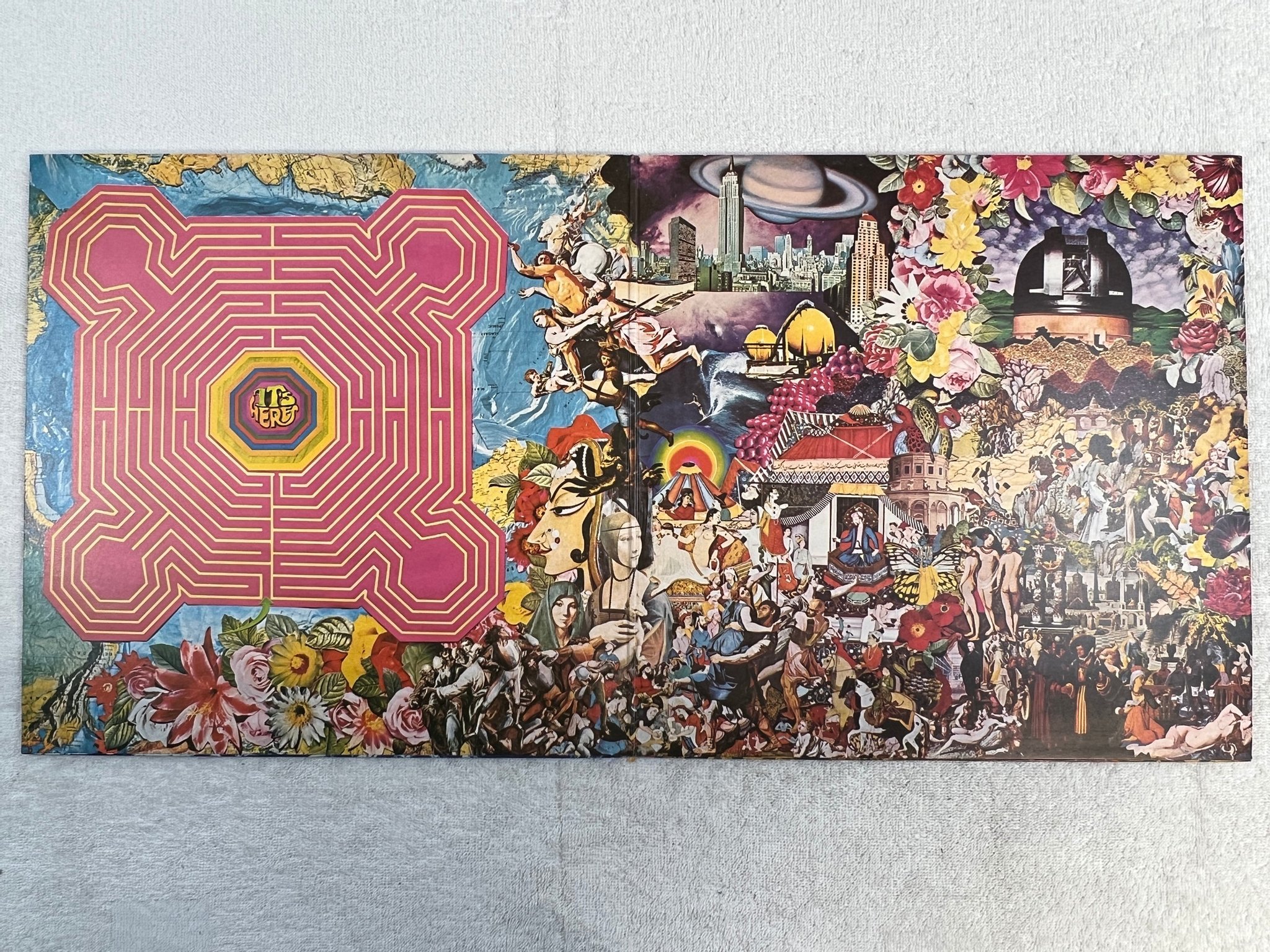 Omslagsbild för skivan THE ROLLING STONES Their Satanic Majesties Request LP re UK DECCA TXS 103