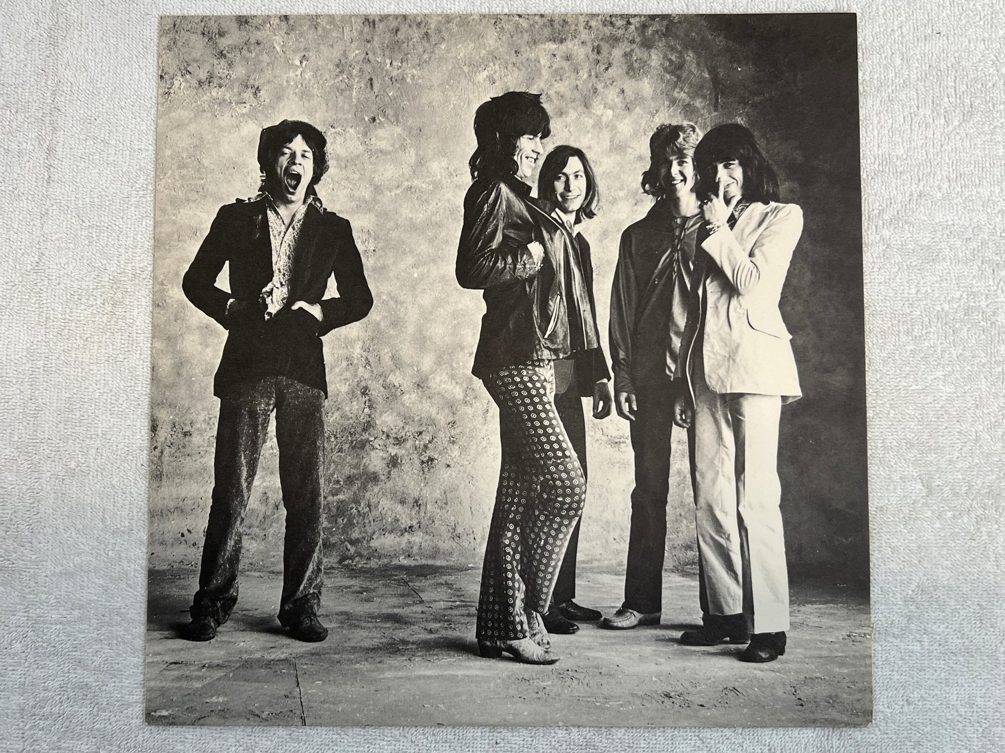 Omslagsbild för skivan THE ROLLING STONES sticky fingers LP Ger COC 59100 Andy Warhol cover art ZIPPER 