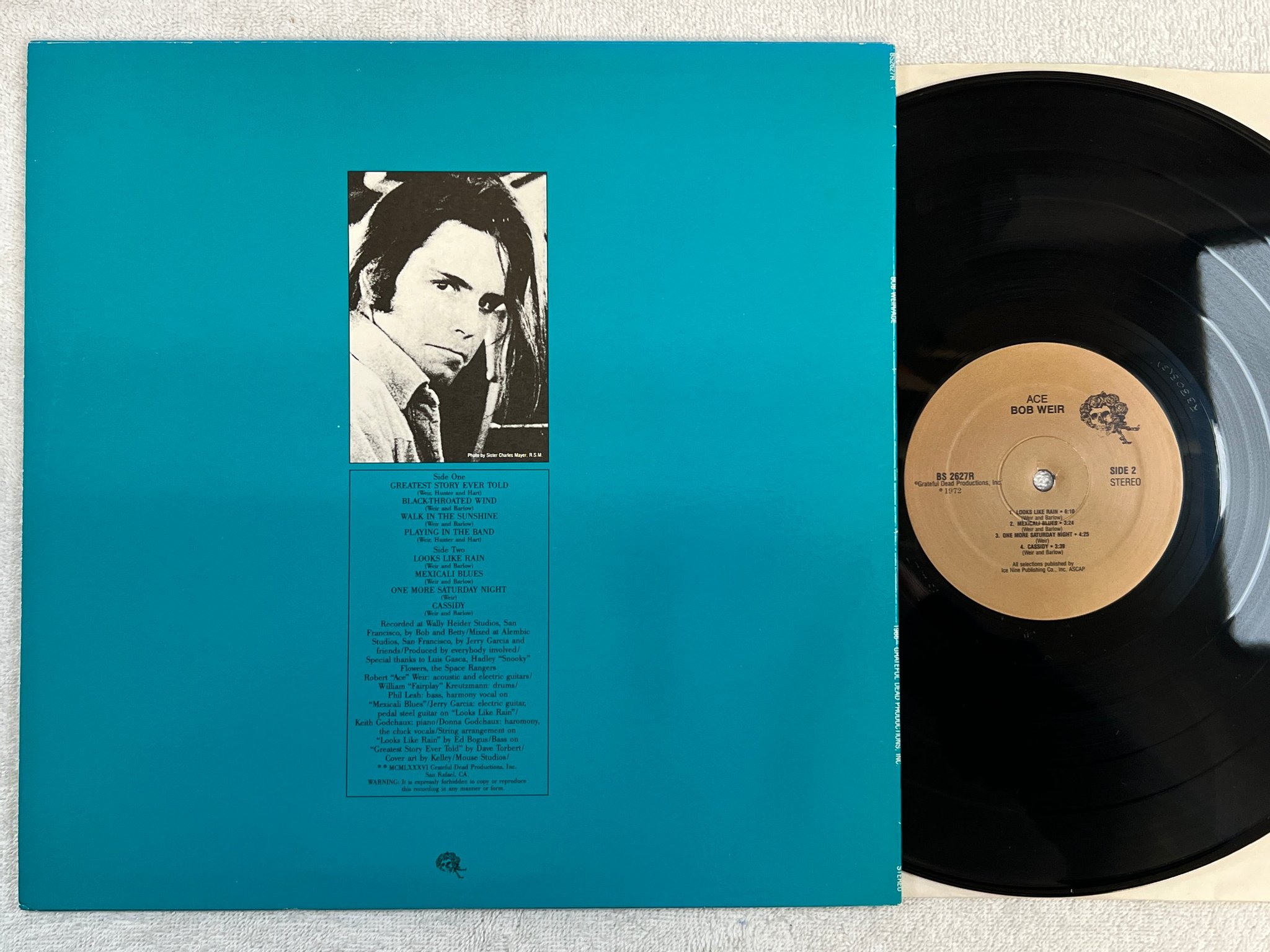 Omslagsbild för skivan BOB WEIR ace LP re US BS 2627R