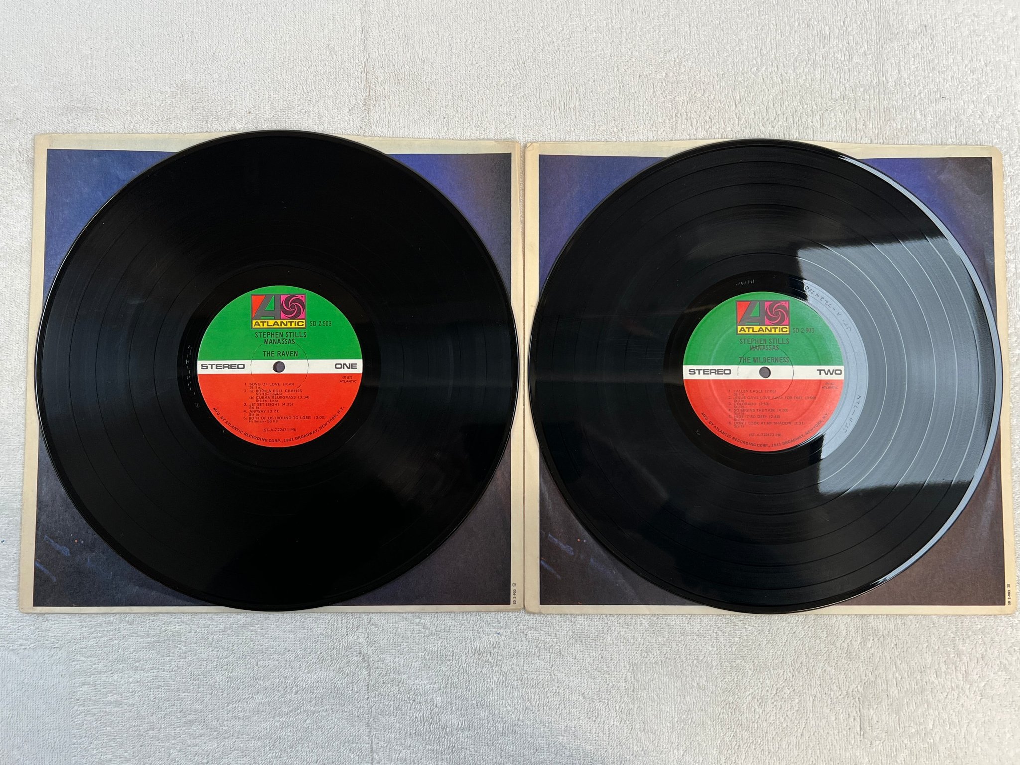 Omslagsbild för skivan STEPHEN STILLS MANASSAS rock & roll is here to stay 2xLP -72 US ATLANTIC SD 2-90