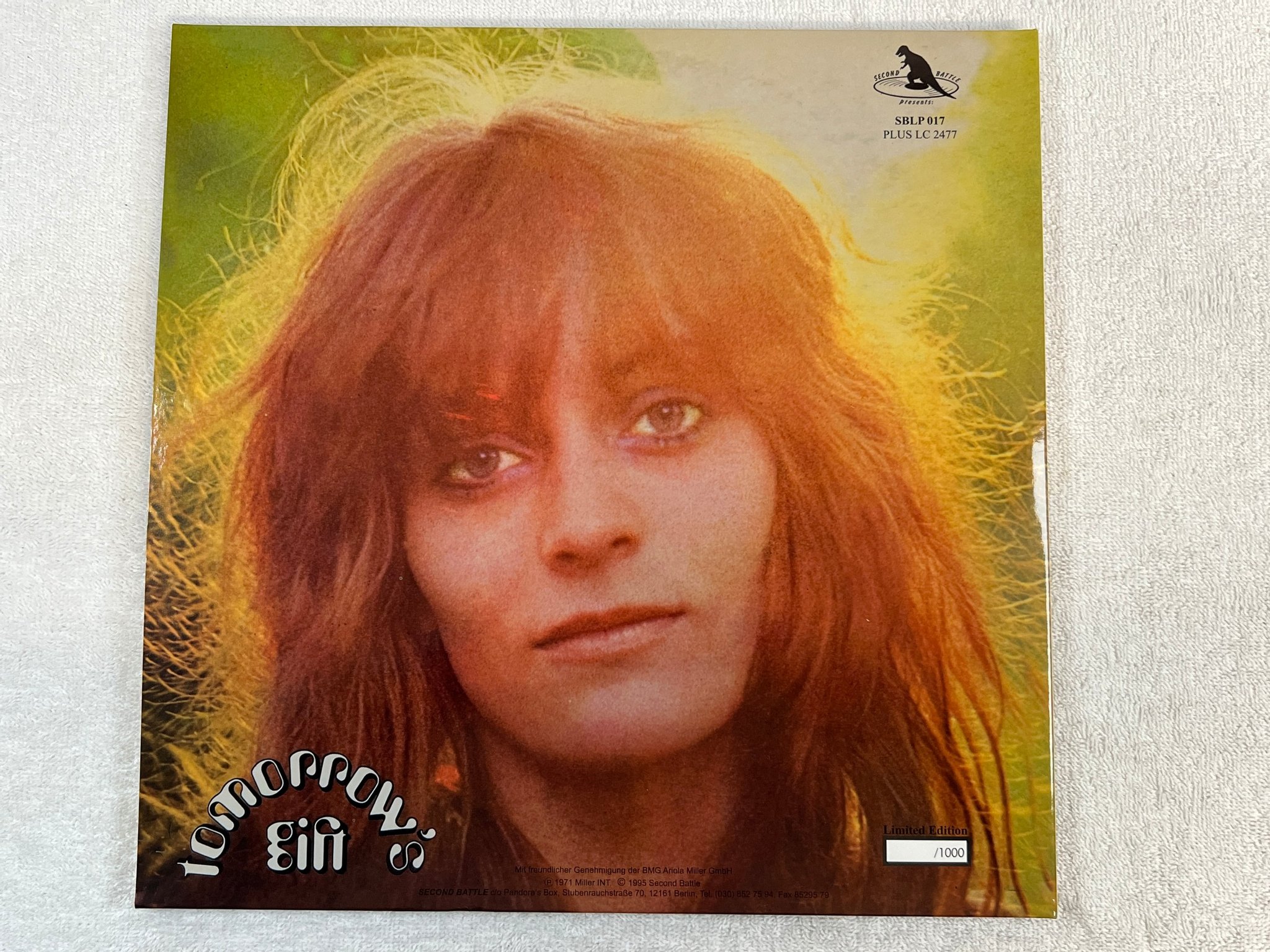 Omslagsbild för skivan TOMORROW'S GIFT s/t 2xLP -71/95 Ger SECOND BATTLE SBLP 017 kraut