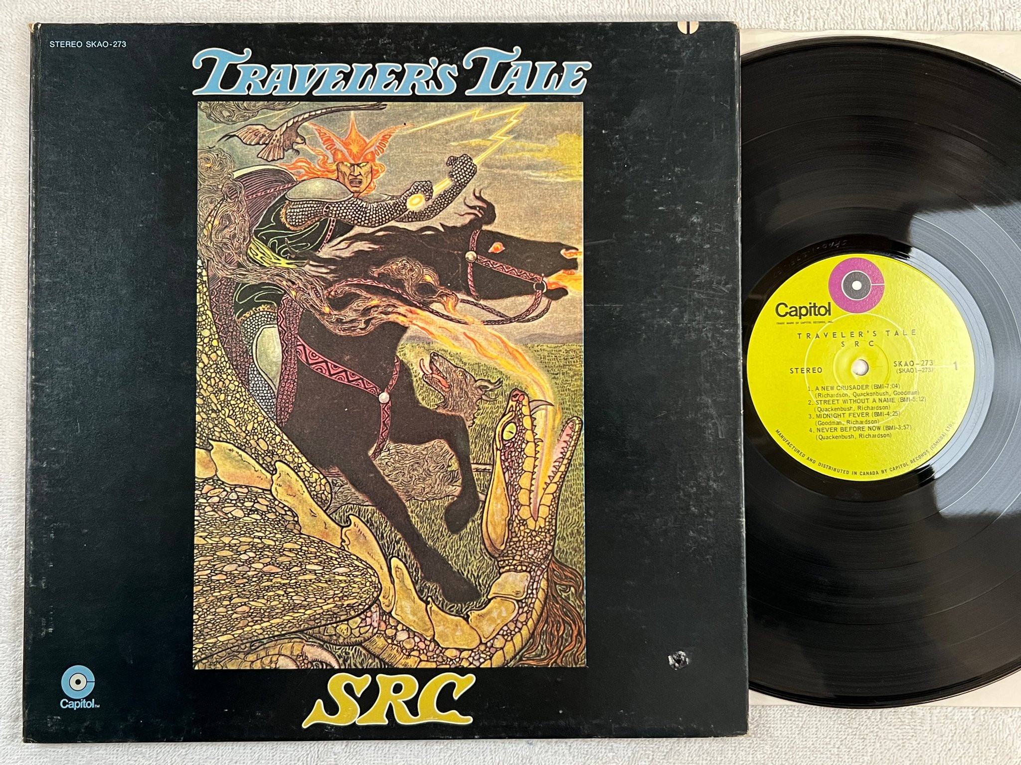 Omslagsbild för skivan SRC traveler's tale LP -70 Can CAPITOL SKAO-2730