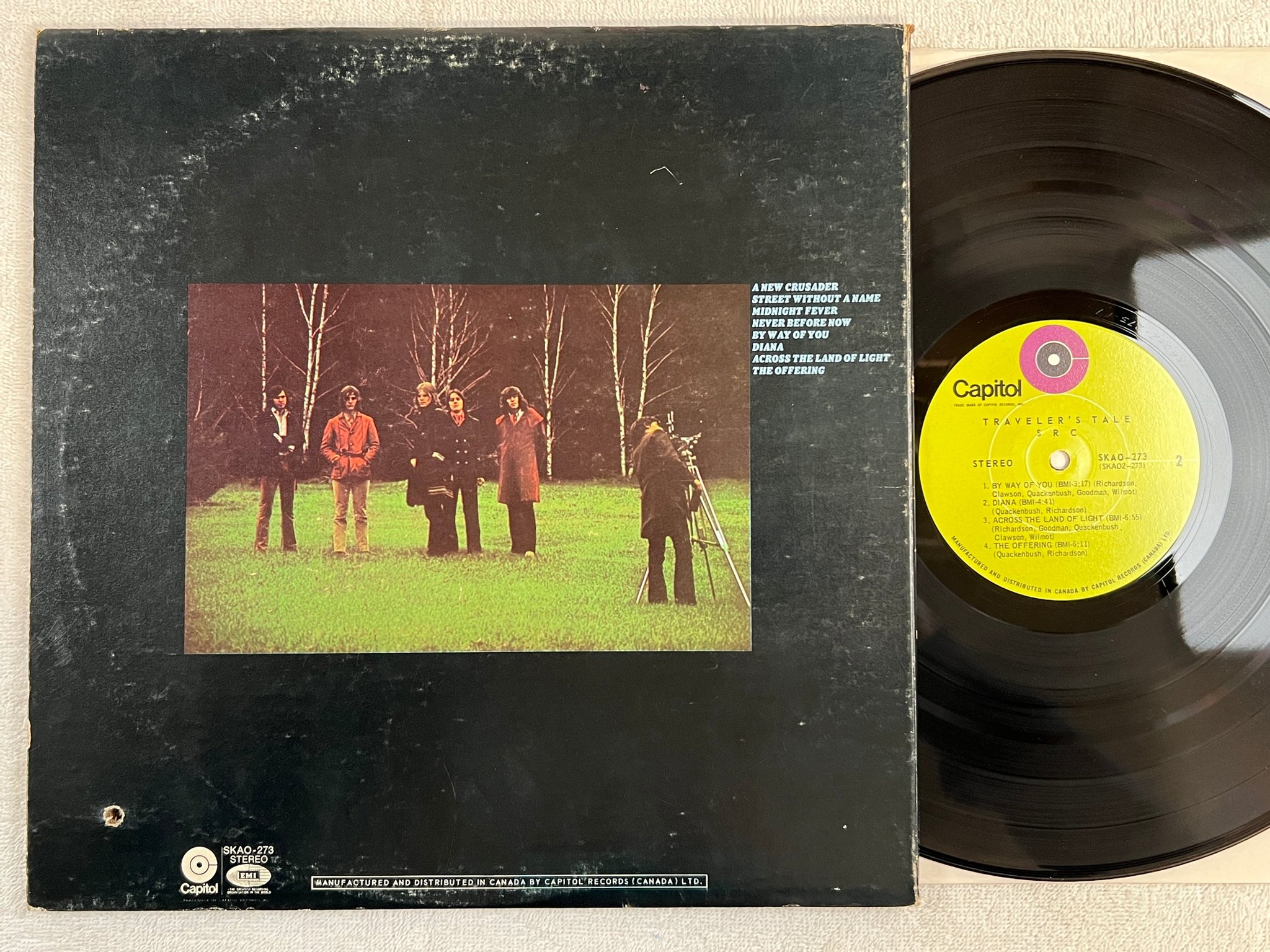 Omslagsbild för skivan SRC traveler's tale LP -70 Can CAPITOL SKAO-2730