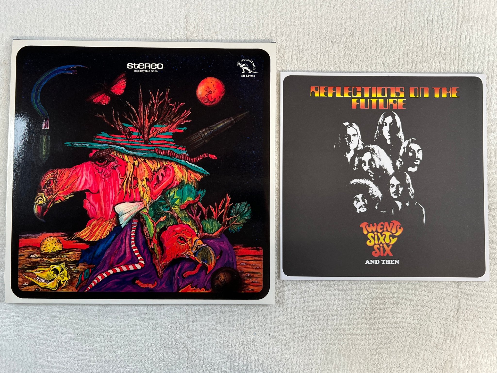 Omslagsbild för skivan TWENTY SIXTY SIX AND THEN Reflections On The Future 2xLP -72/2008 SECOND BATTLE 