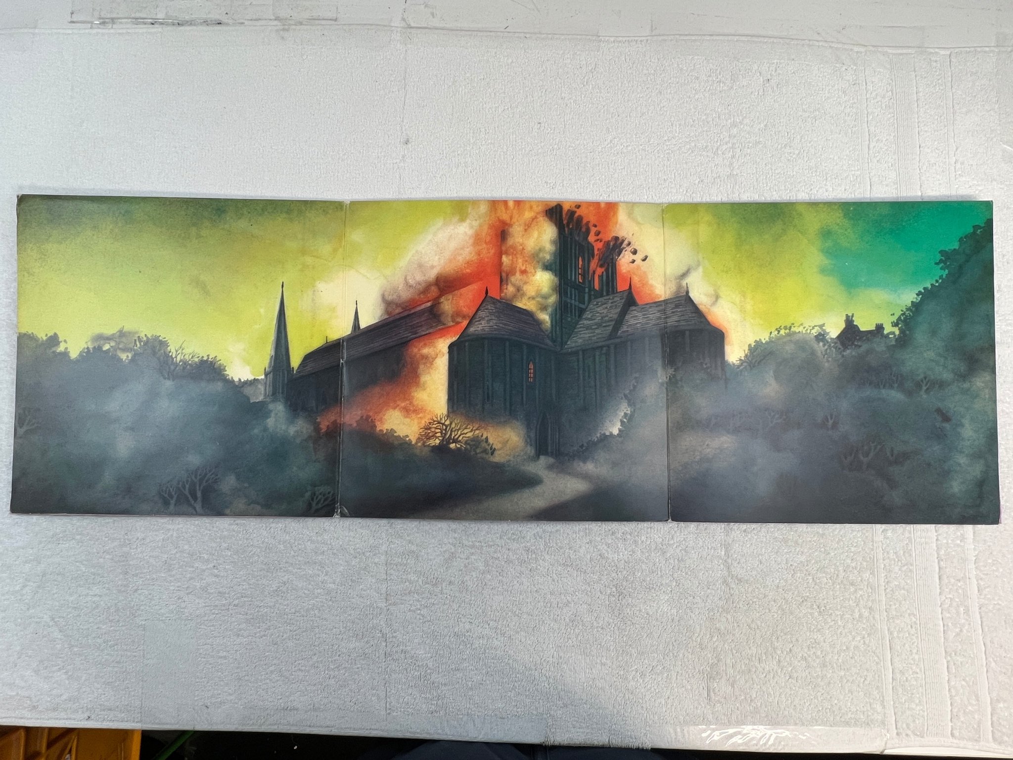 Omslagsbild för skivan RAMASES space hymns LP  UK VERTIGO spaceship 6360 046 