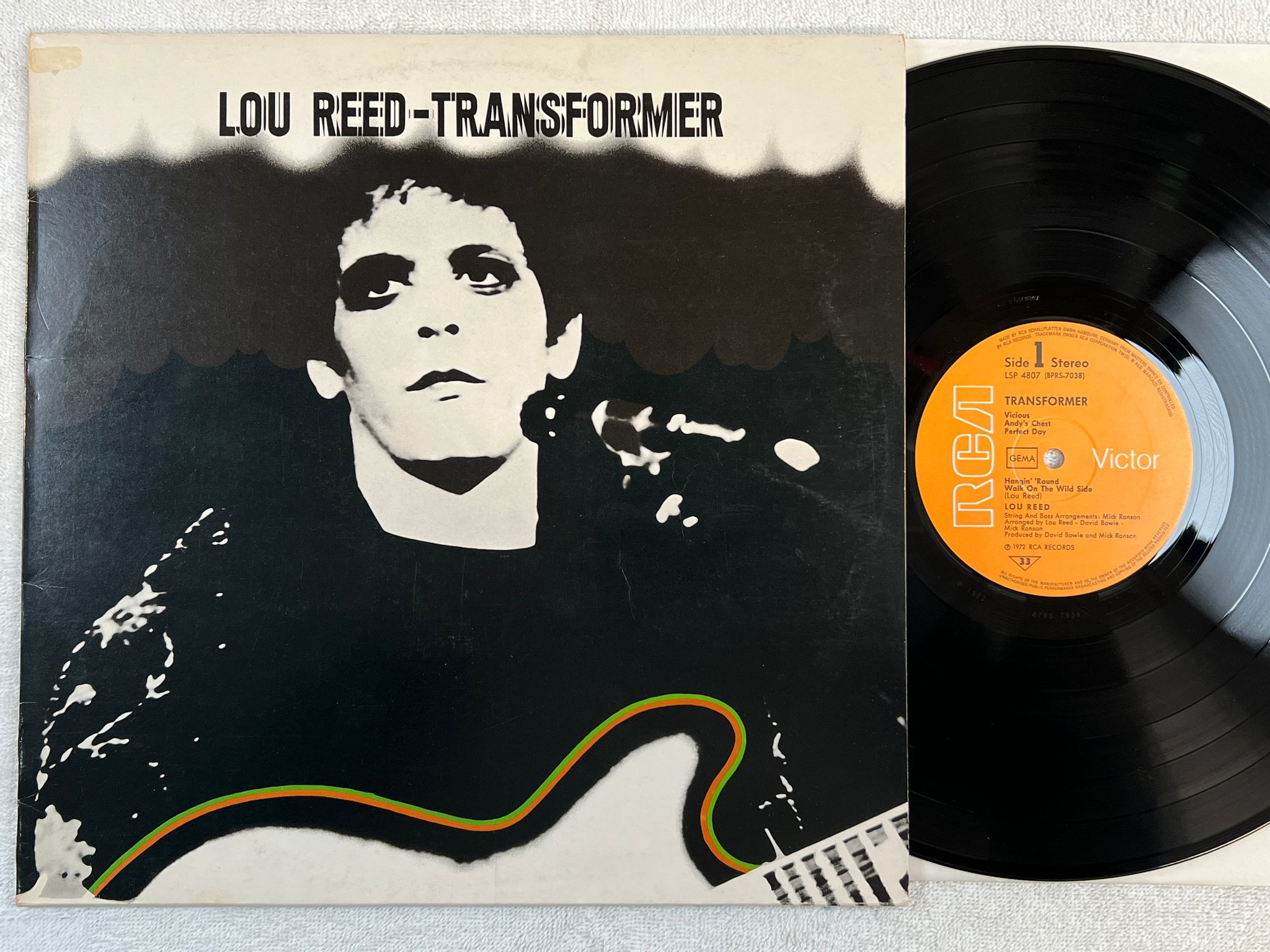 Omslagsbild för skivan LOU REED transformer LP -72 Ger RCA LSP 4807