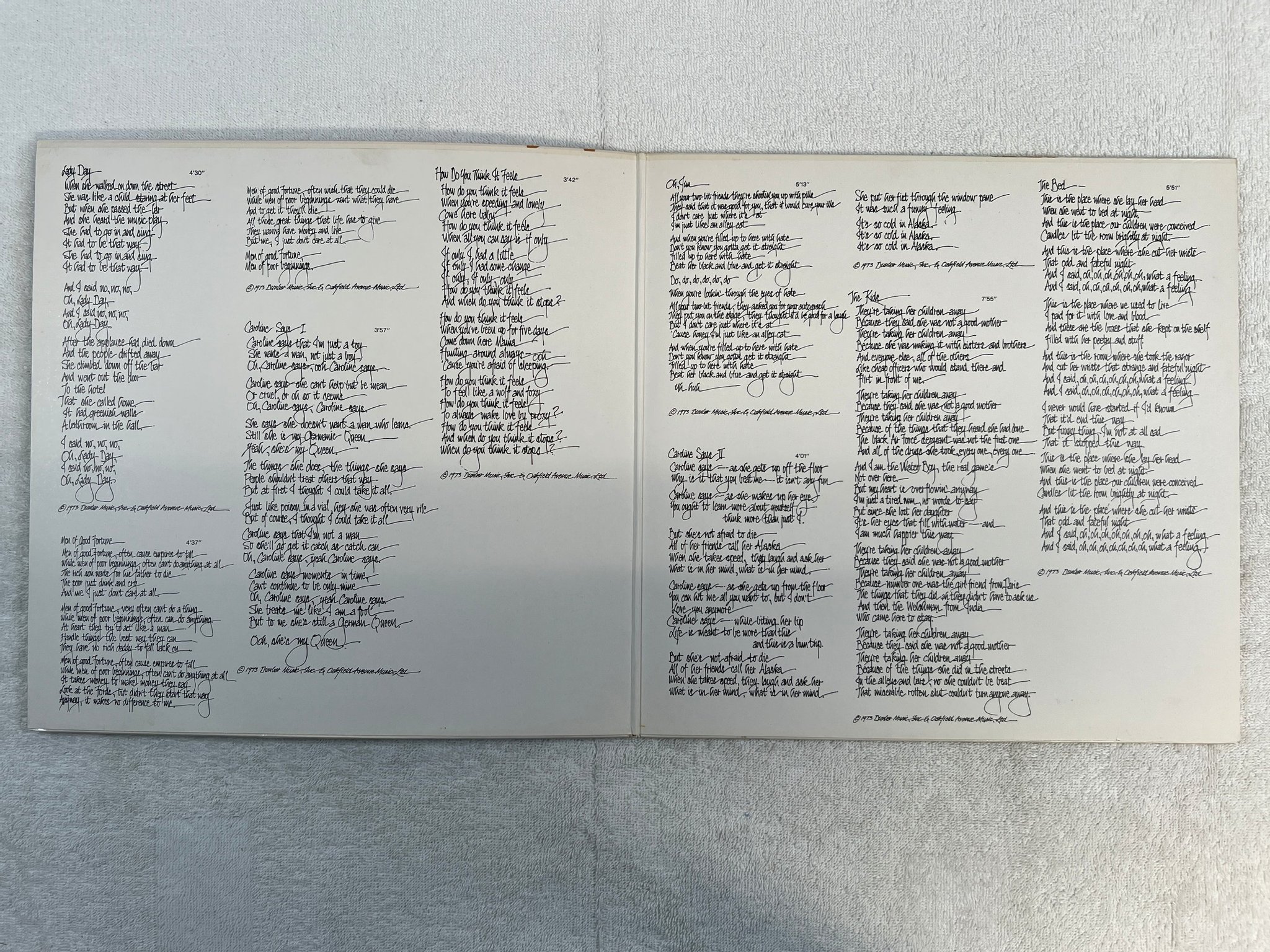 Omslagsbild för skivan LOU REED Berlin LP -73 Ger RCA APL 1-0207