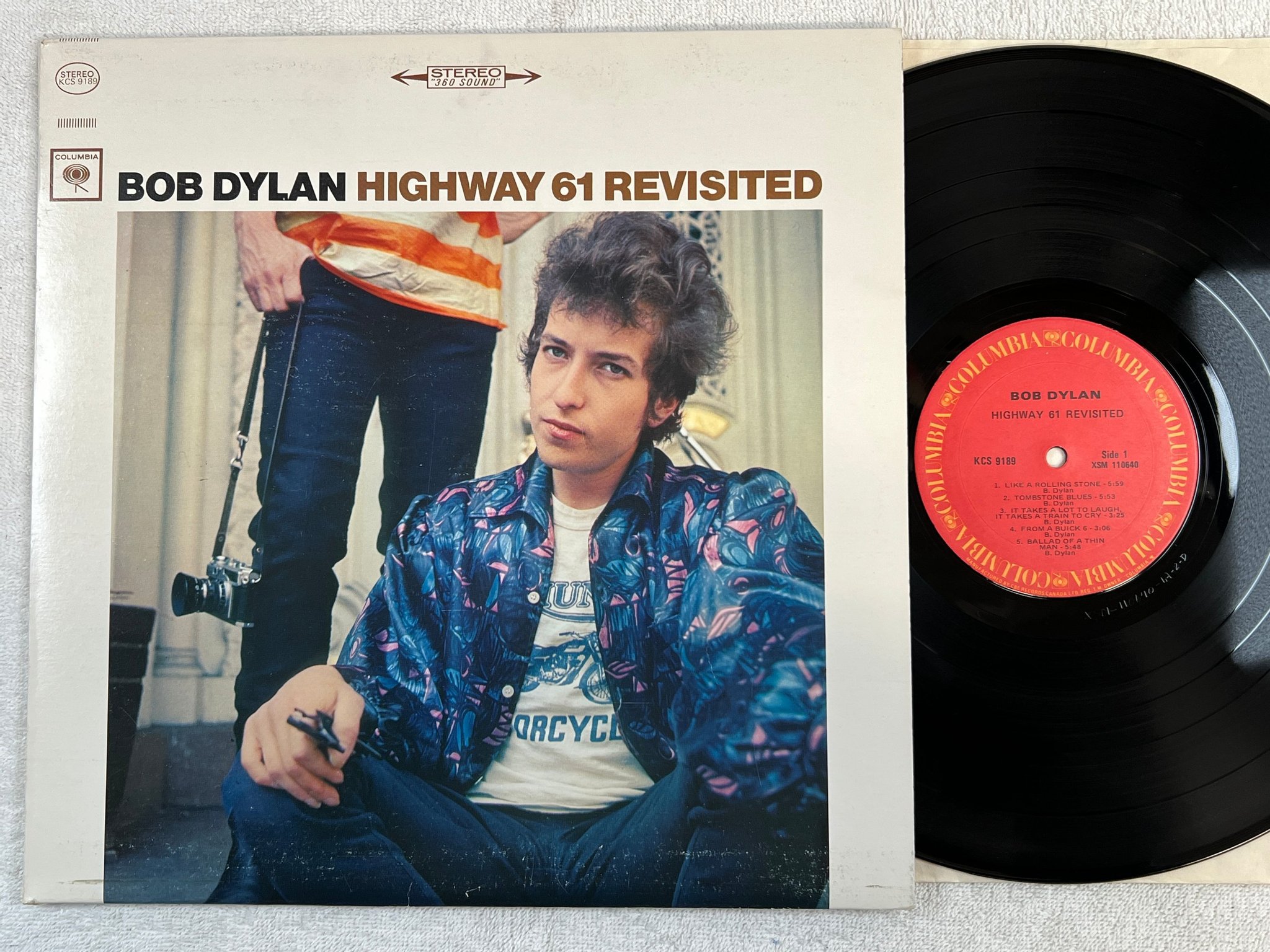 Omslagsbild för skivan BOB DYLAN highway 61 revisted LP Can COLUMBIA KCS 9189